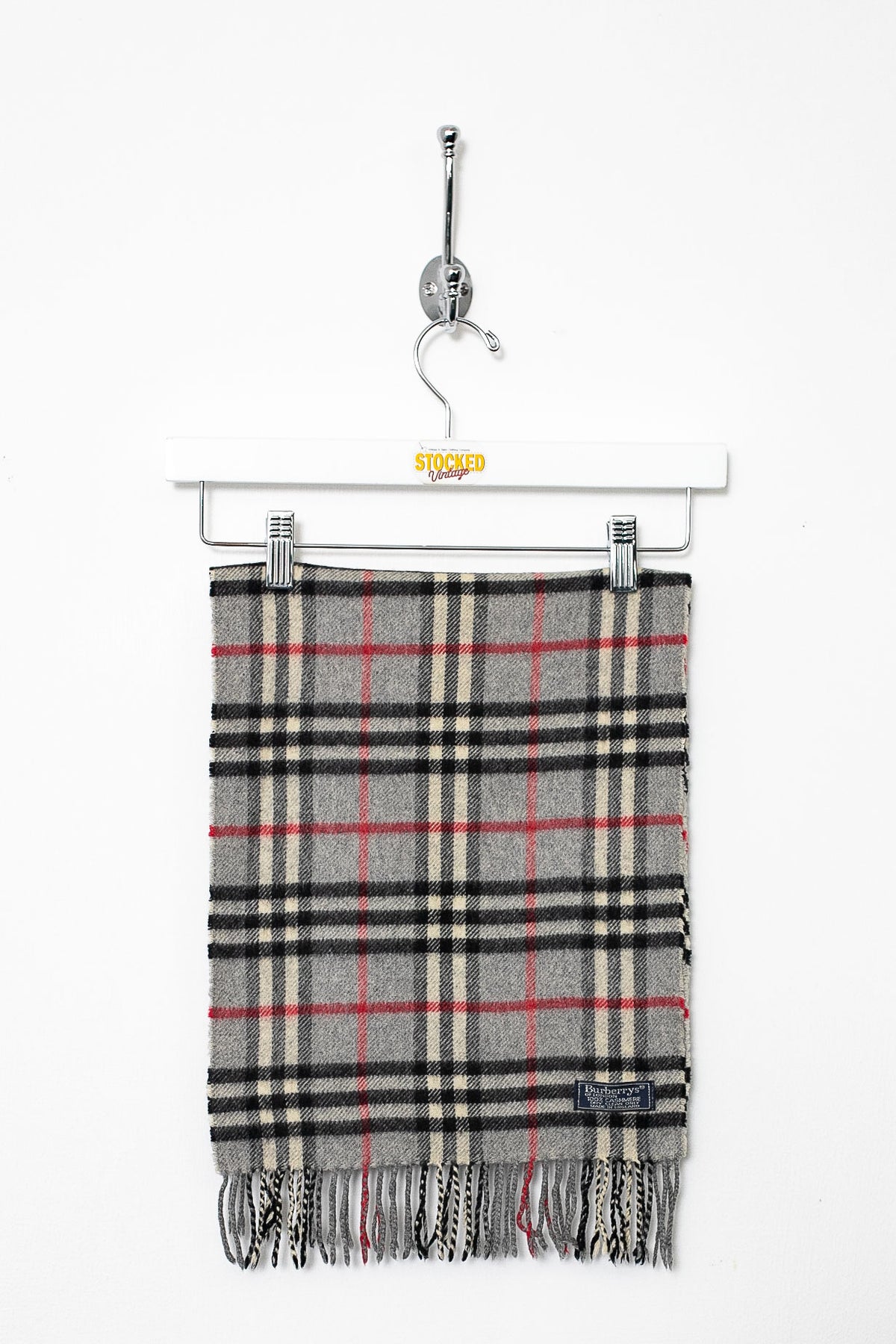 00s Burberry Nova Check Cashmere Scarf