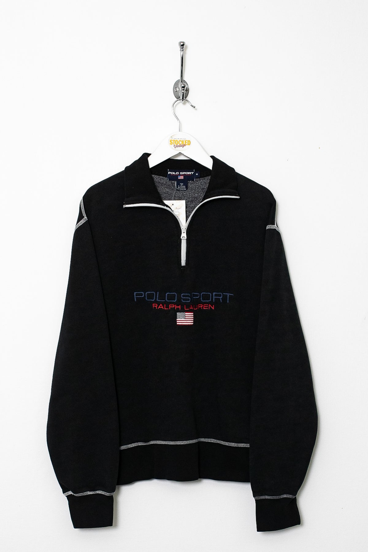 00s Ralph Lauren Polo Sport 1/4 Zip Sweatshirt (M)
