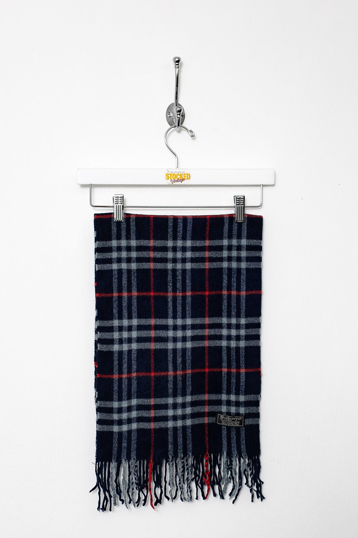 00s Burberry Nova Check Cashmere Scarf