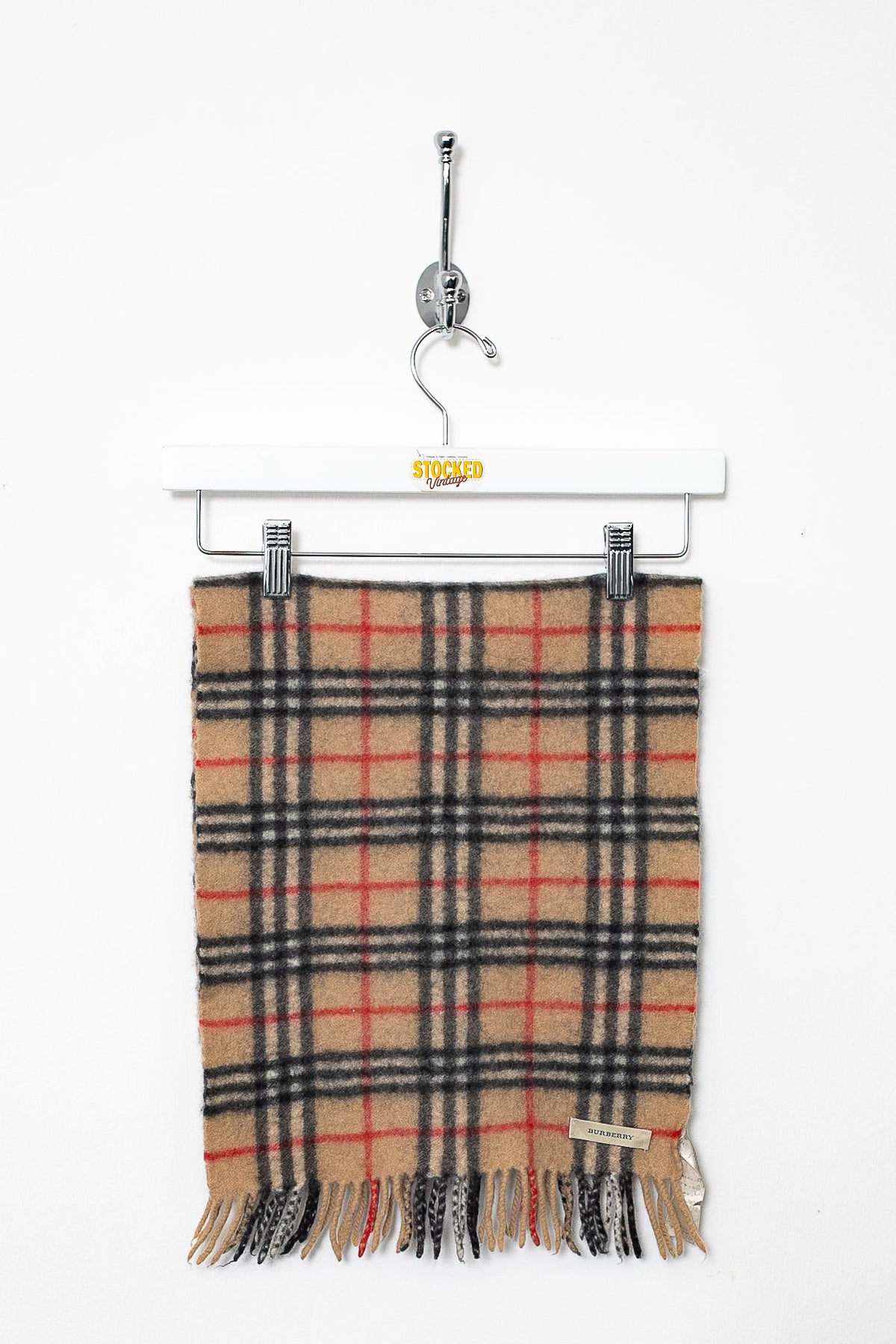 00s Burberry Nova Check Cashmere Scarf