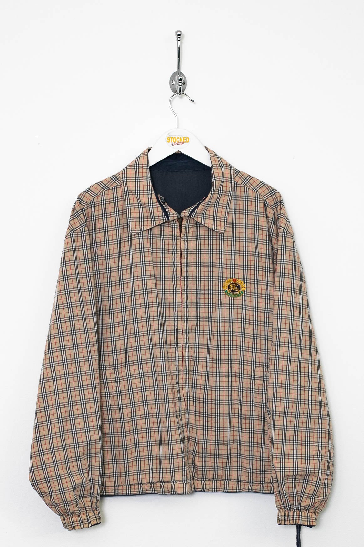 90s Burberry Nova Check Reversible Jacket M Stocked Vintage