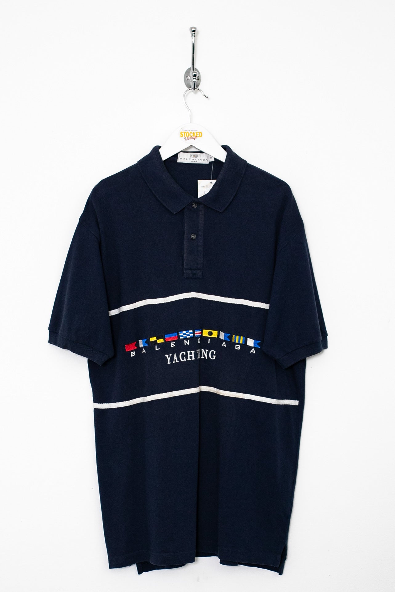 90s Balenciaga Polo Shirt (M) – Stocked Vintage