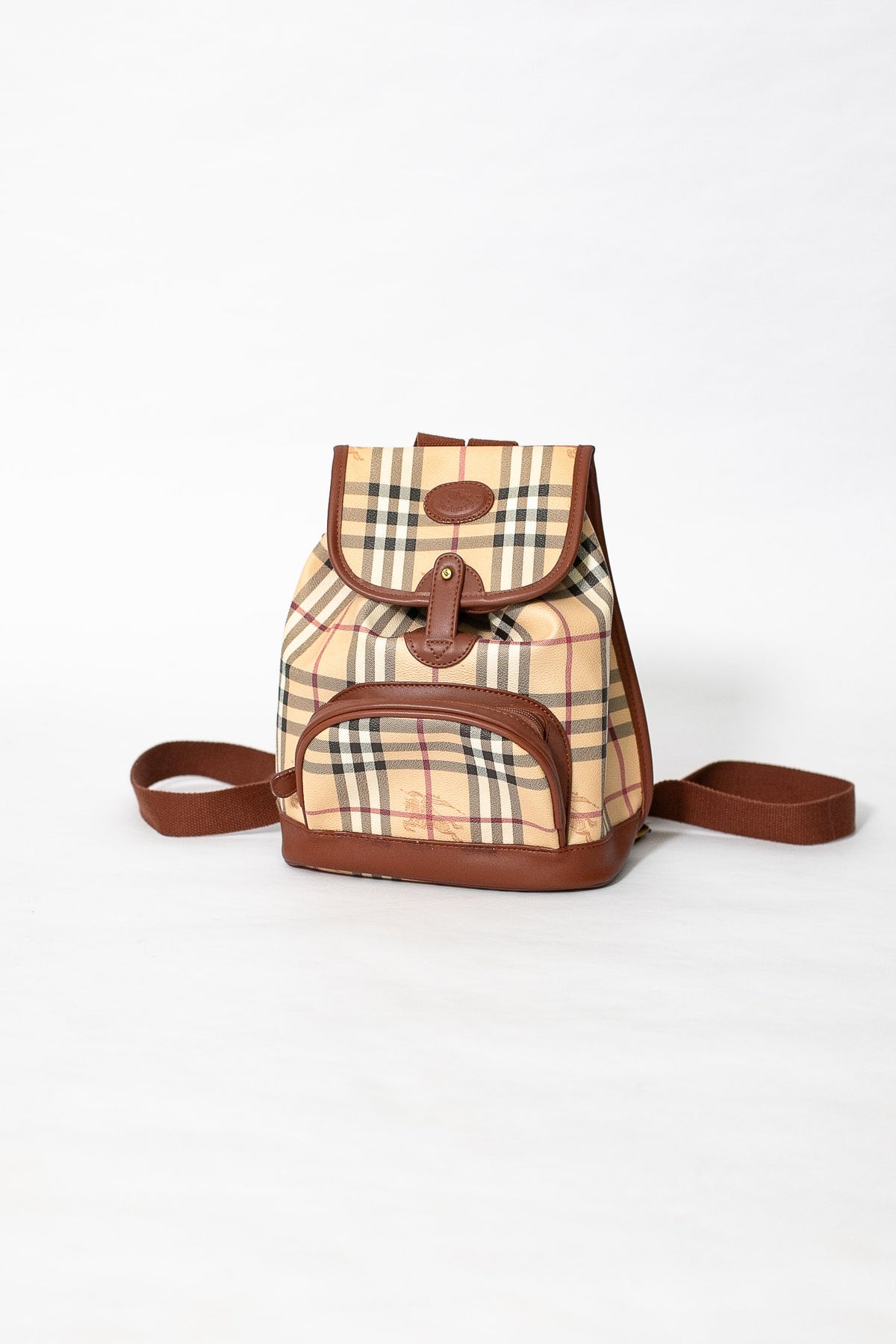 90s Burberry Nova Check Backpack