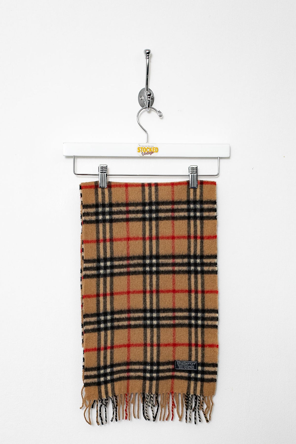 00s Burberry Nova Check Cashmere Scarf