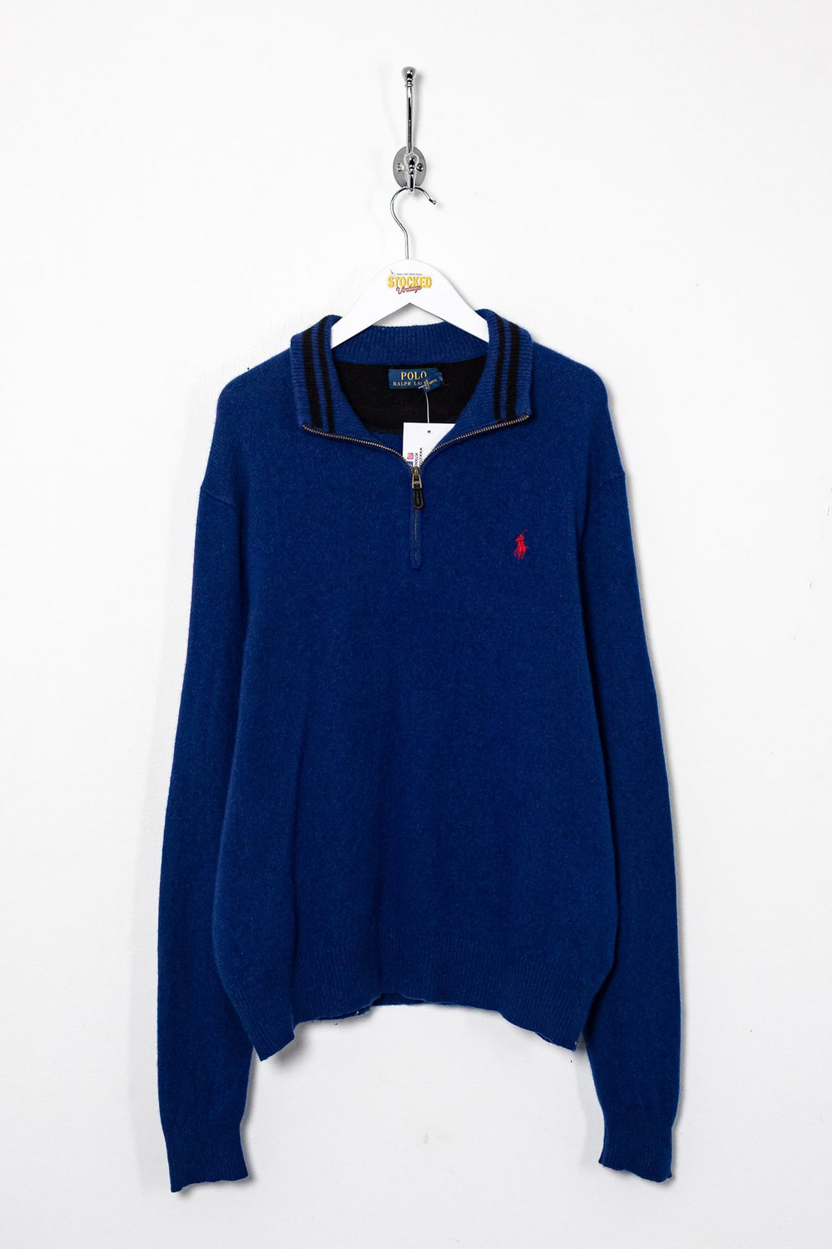 Ralph Lauren 1/4 Zip Knit Jumper (M)