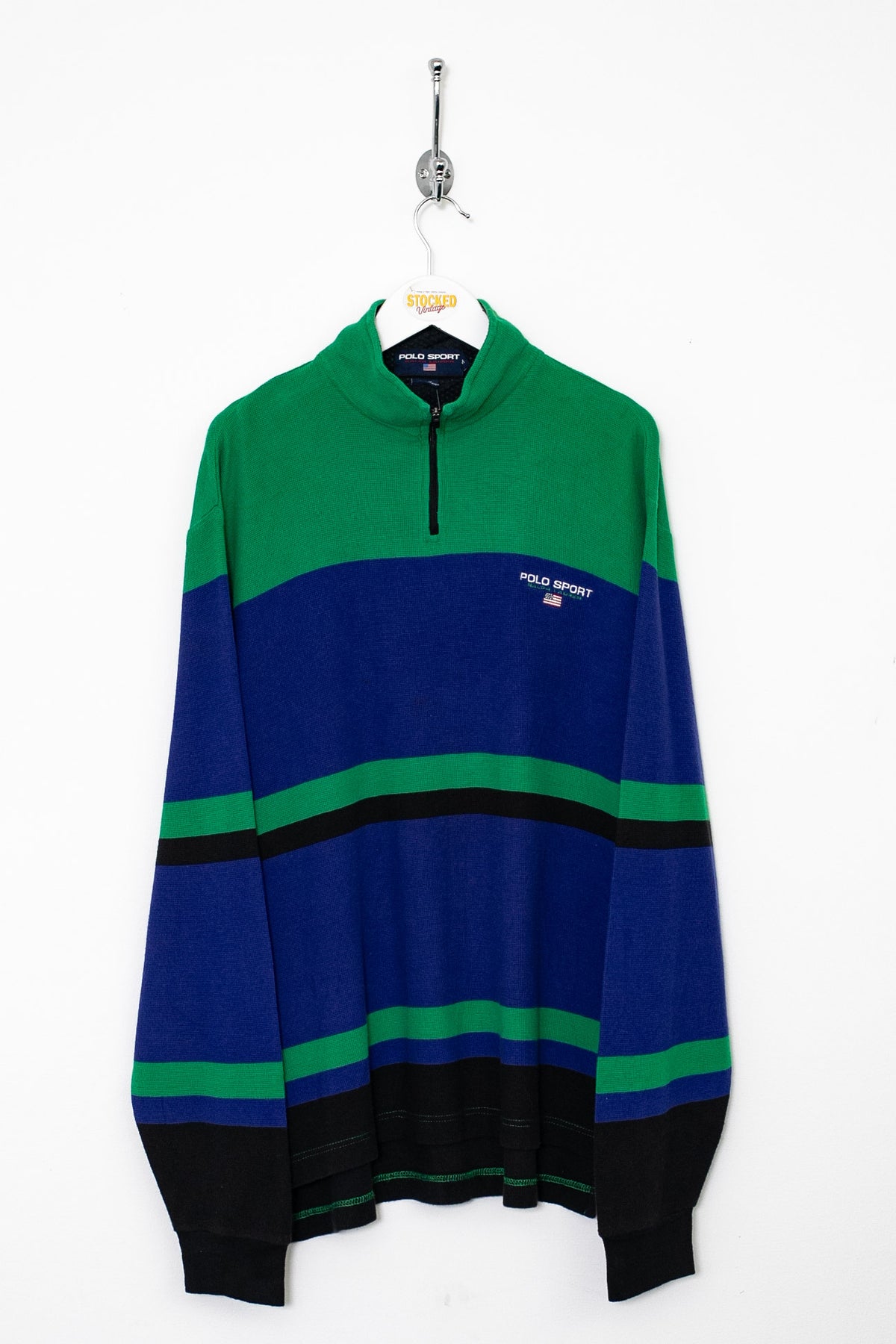 00s Ralph Lauren Polo Sport 1/4 Zip Sweatshirt (M)