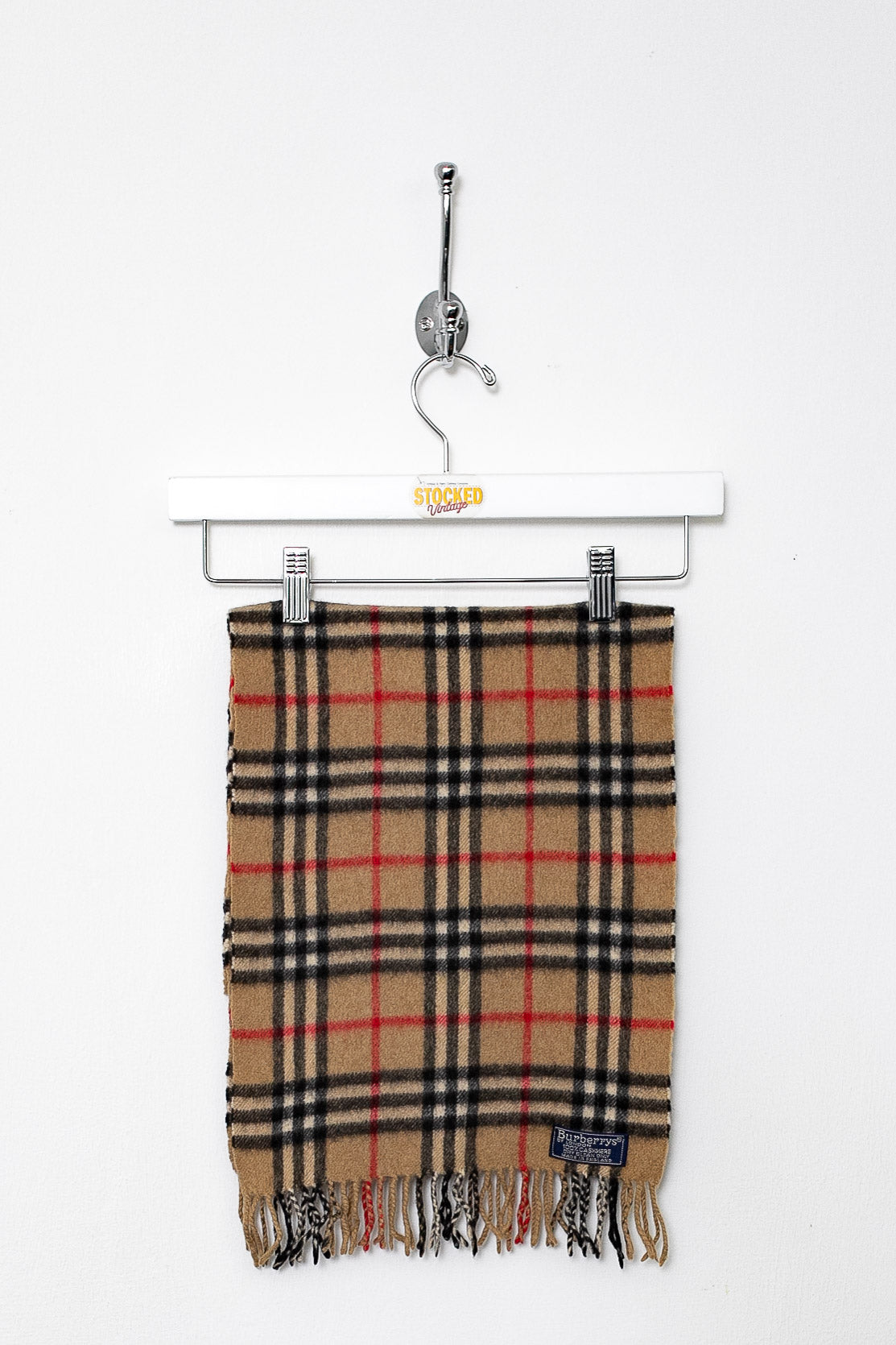 00s Burberry Nova Check Cashmere Scarf