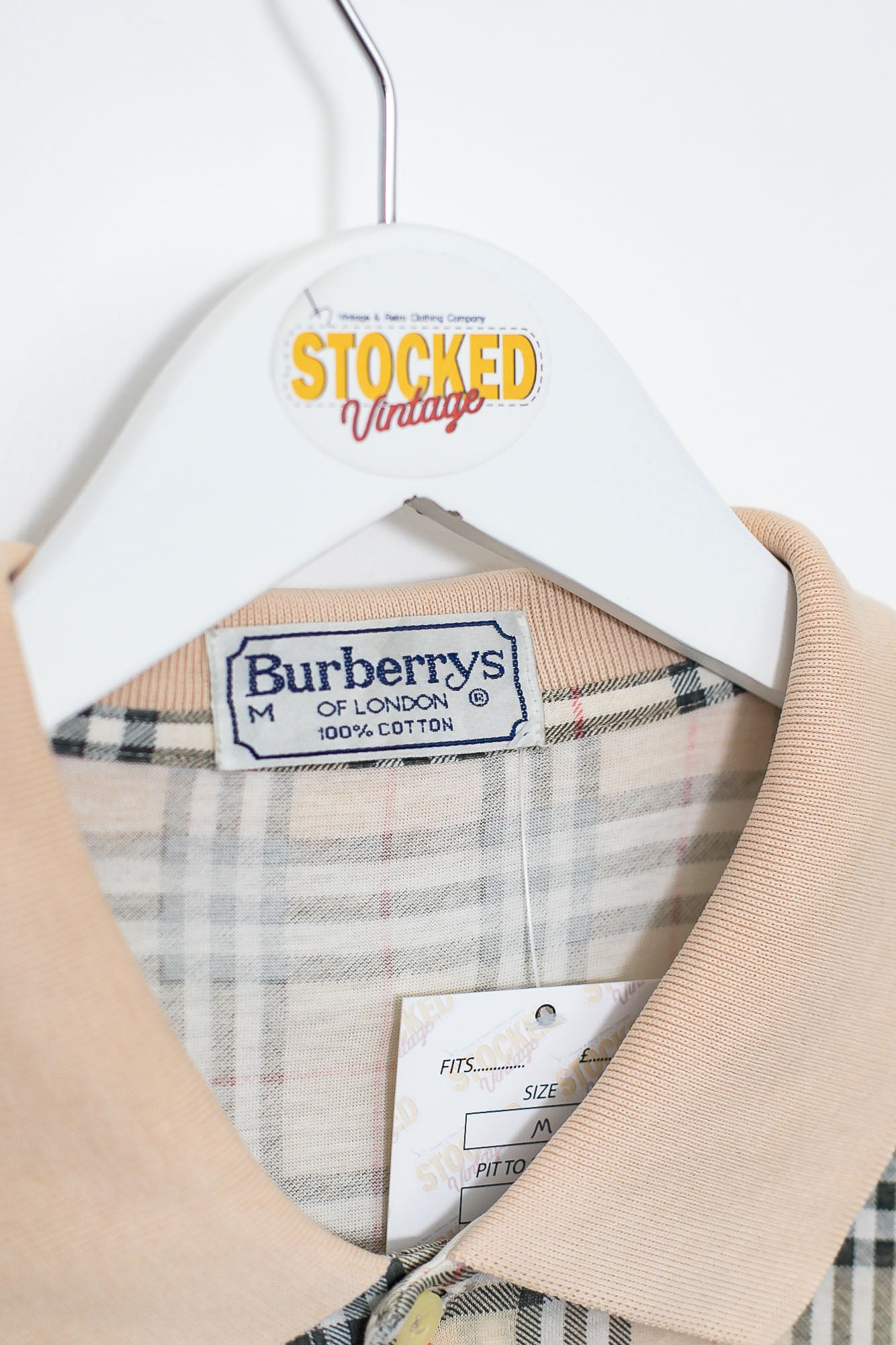 90s Burberry Polo Shirt (M) – Stocked Vintage