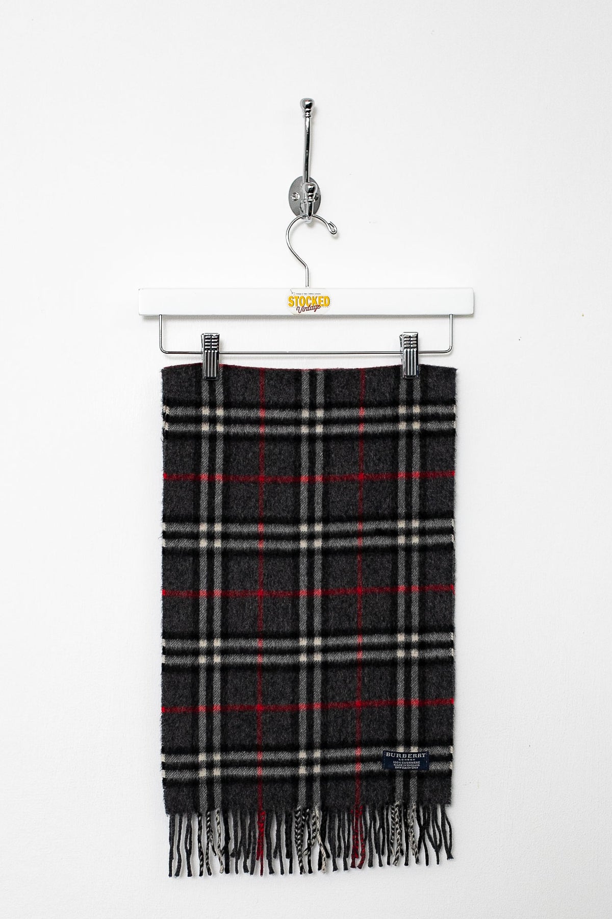 00s Burberry Nova Check Cashmere Scarf