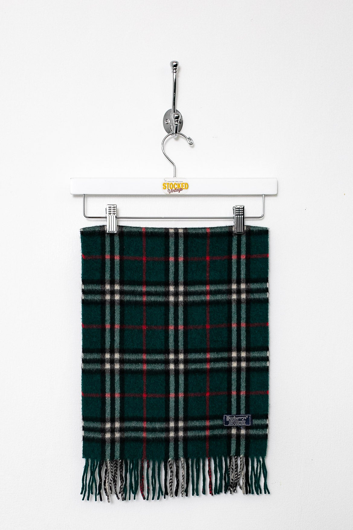 00s Burberry Nova Check Cashmere Scarf