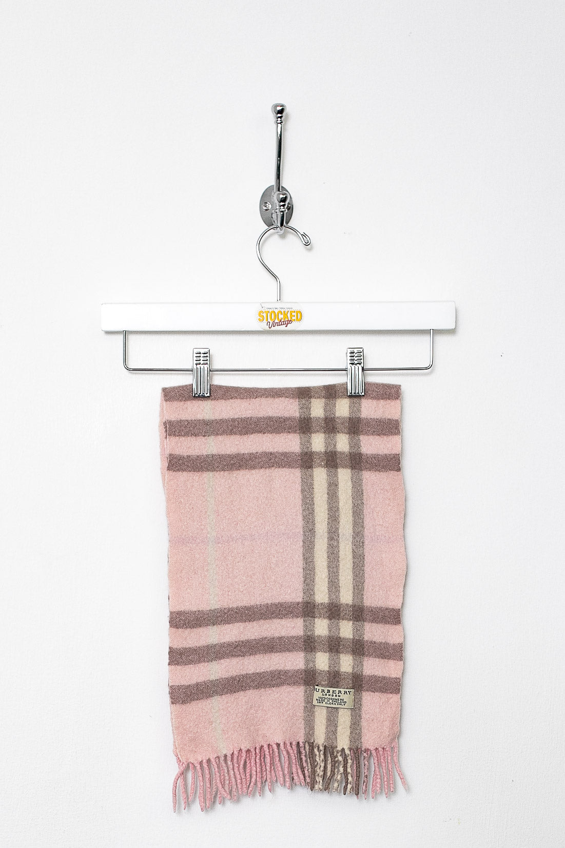00s Burberry Nova Check Cashmere Scarf - Main Image