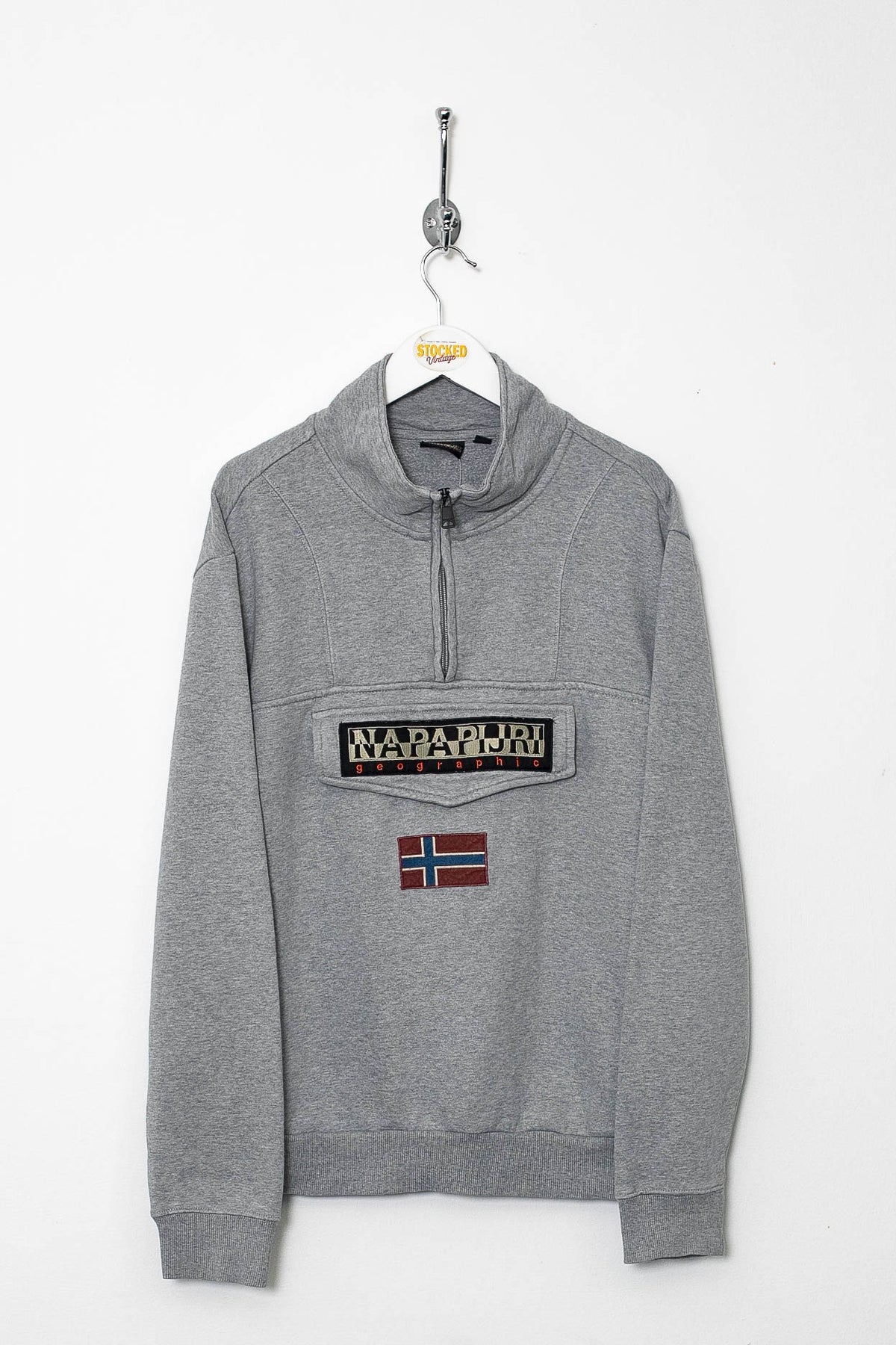 00s Napapijri 1/4 Zip Sweatshirt (M)
