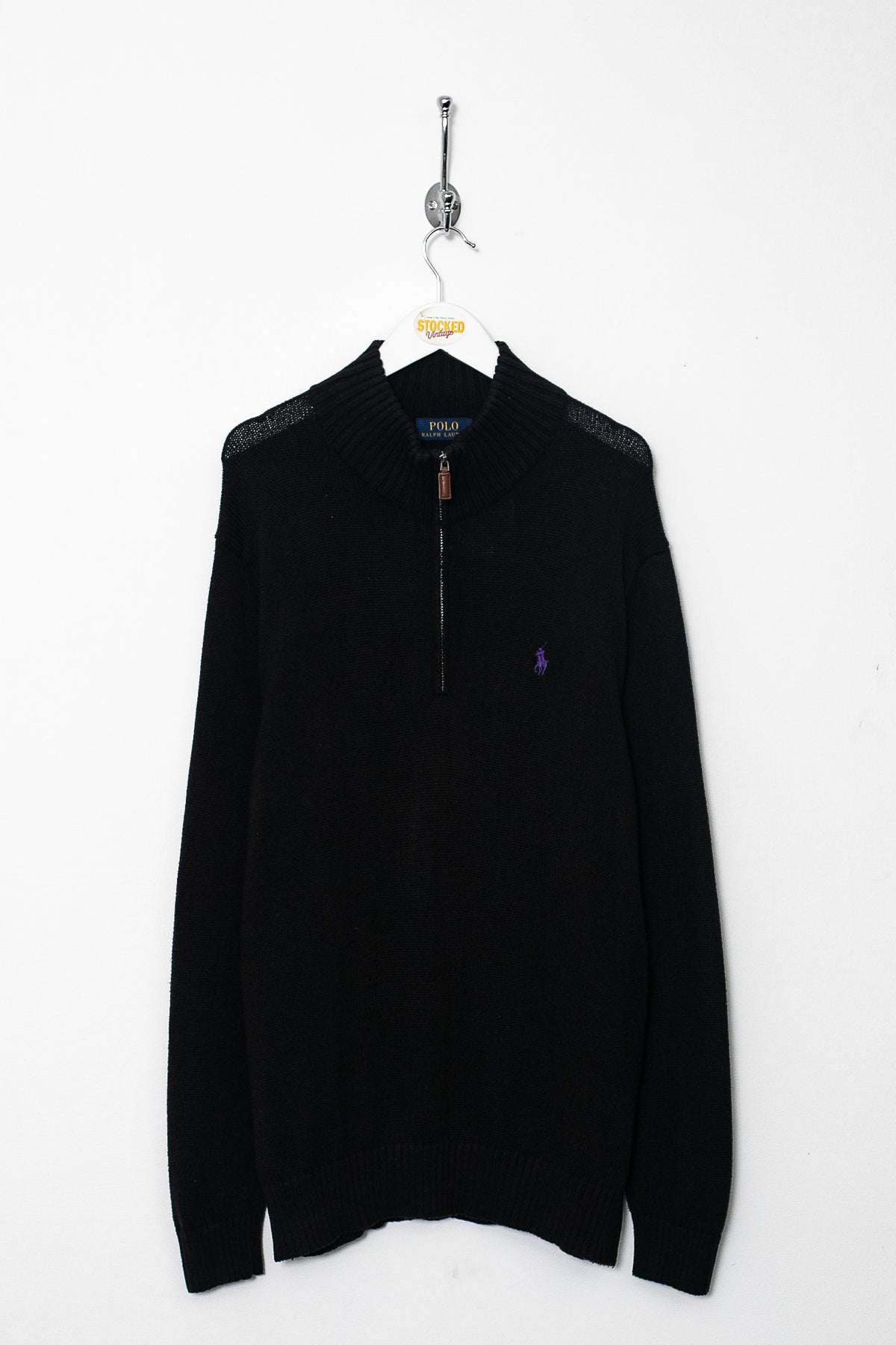 Ralph Lauren 1/4 Zip Knit Jumper (L)