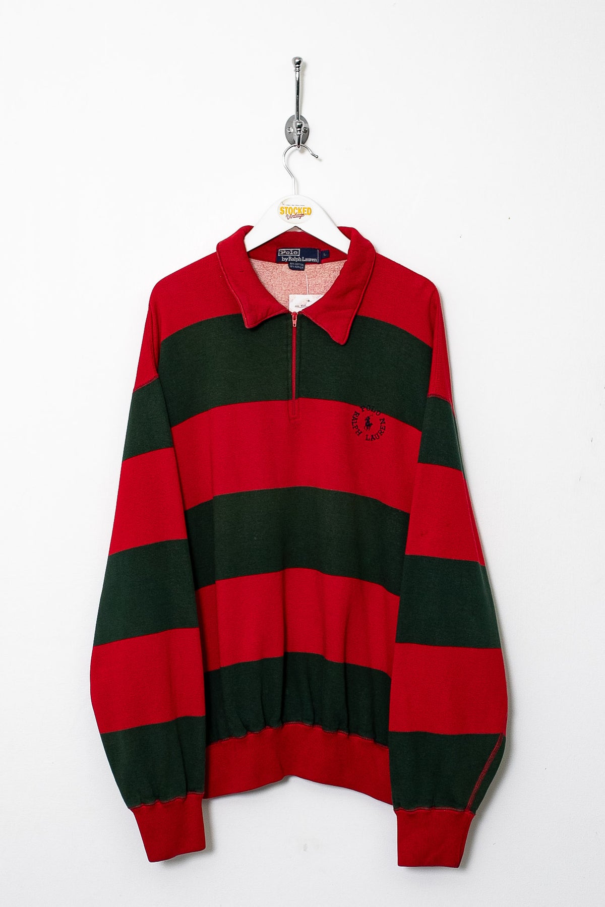 90s Ralph Lauren 1/4 Zip Sweatshirt (XL)