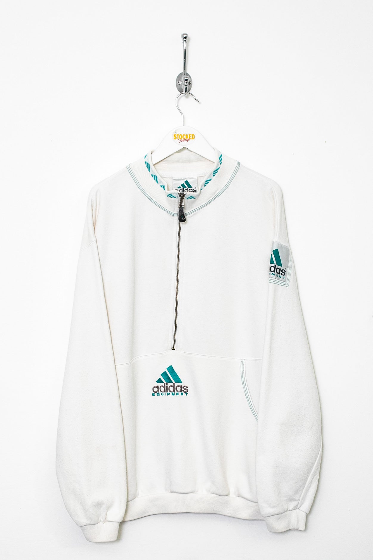 90s Adidas Equipment 1 4 Zip Sweatshirt XL Stocked Vintage