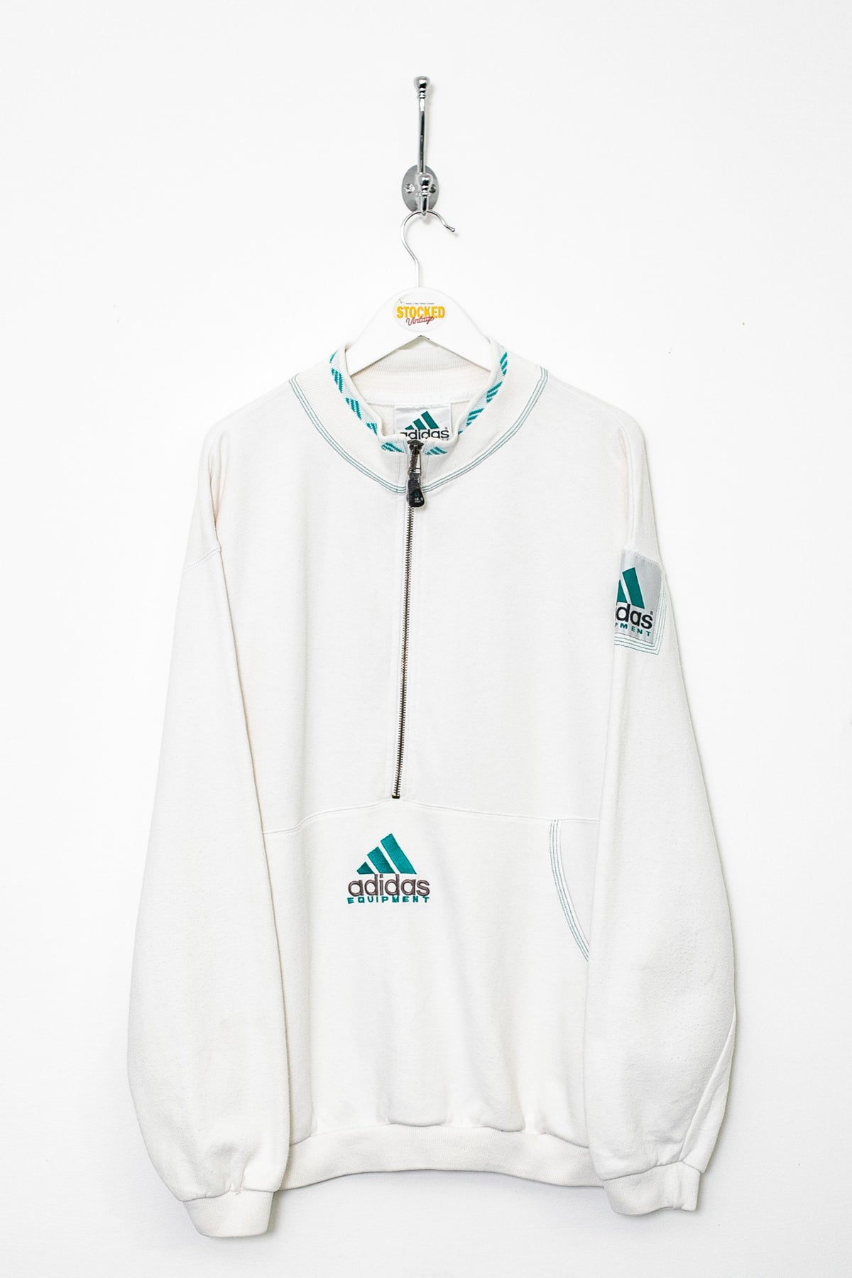 90s Adidas Equipment 1/4 Zip Sweatshirt (XL)