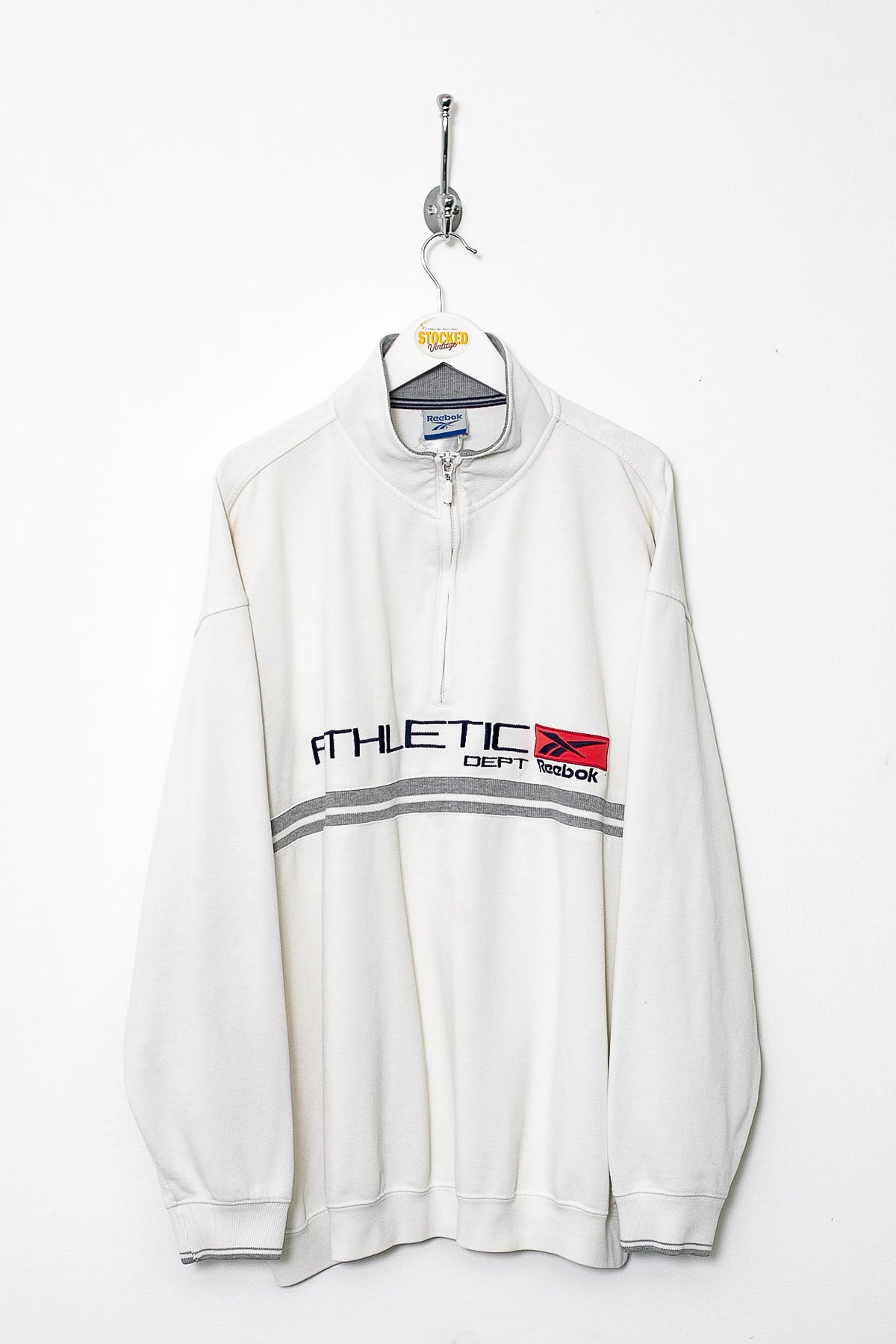 00s Reebok 1/4 Zip Sweatshirt (L)