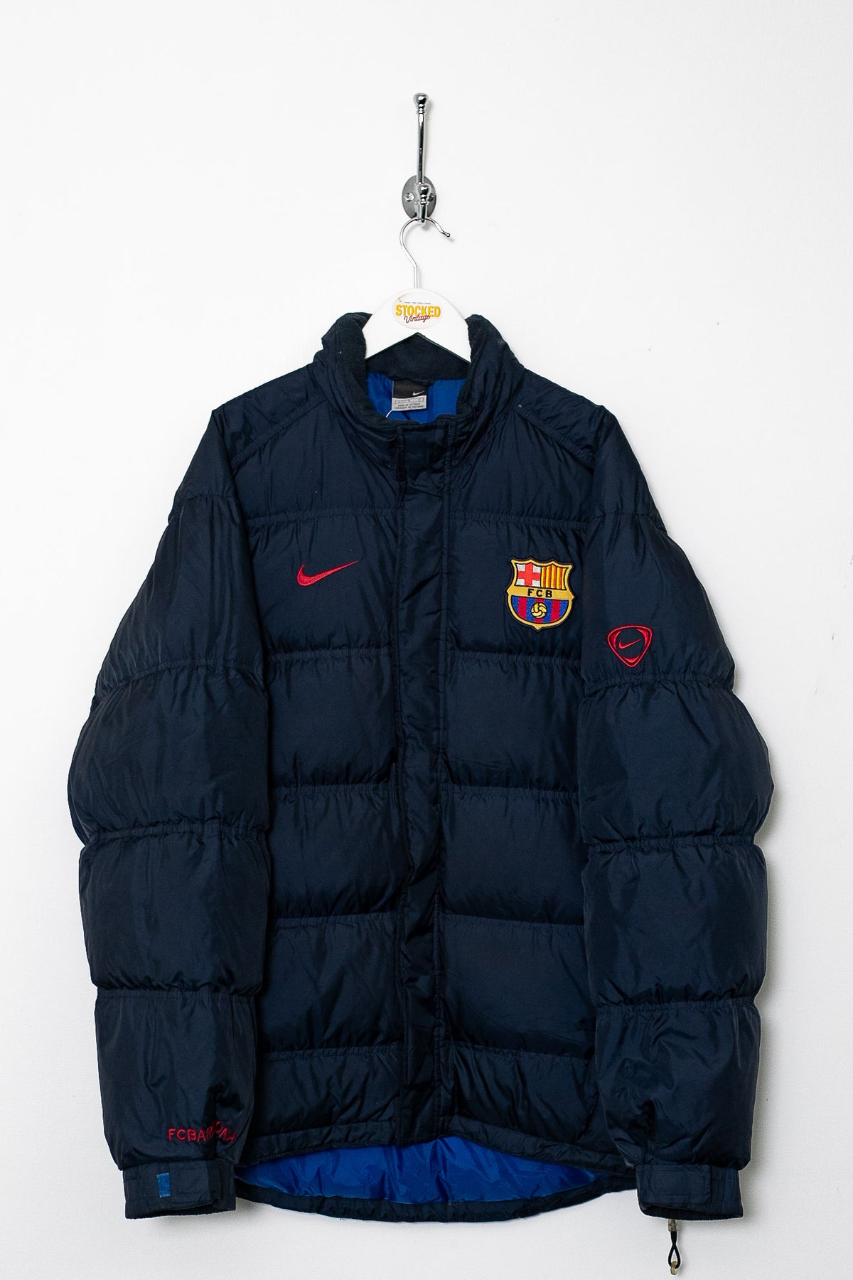 00s Nike FC Barcelona Puffer Jacket (L)