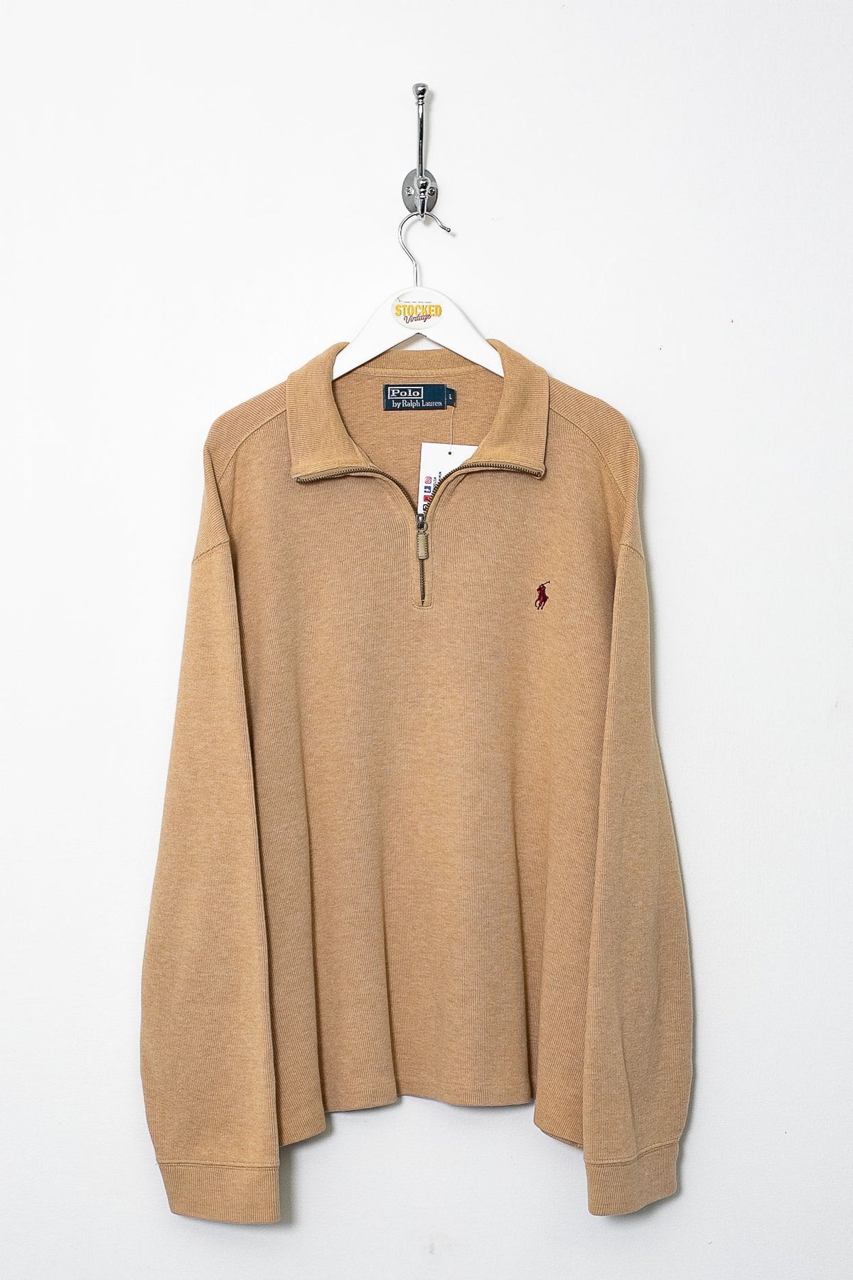 00s Ralph Lauren 1/4 Zip Sweatshirt (L)