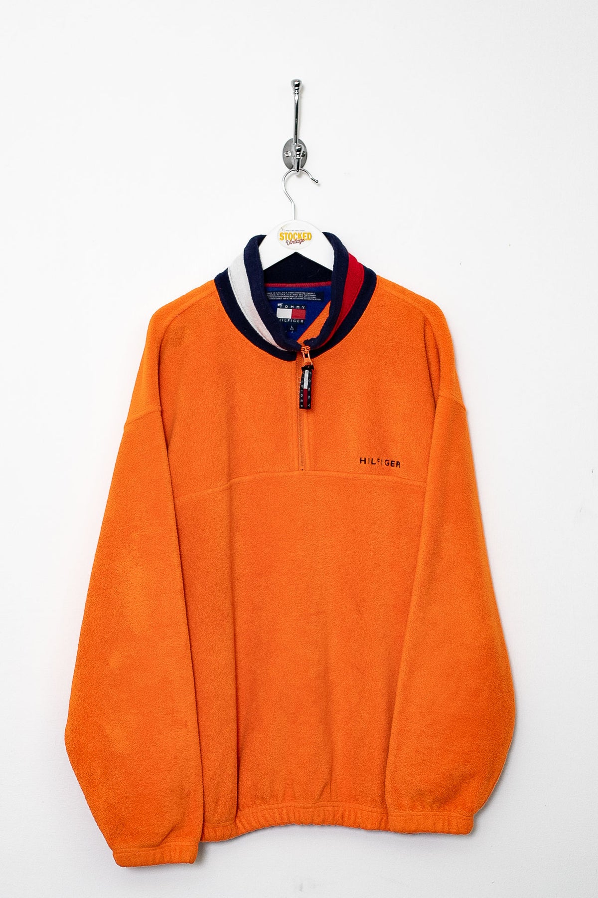 90s Tommy Hilfiger 1/4 Zip Fleece (L)
