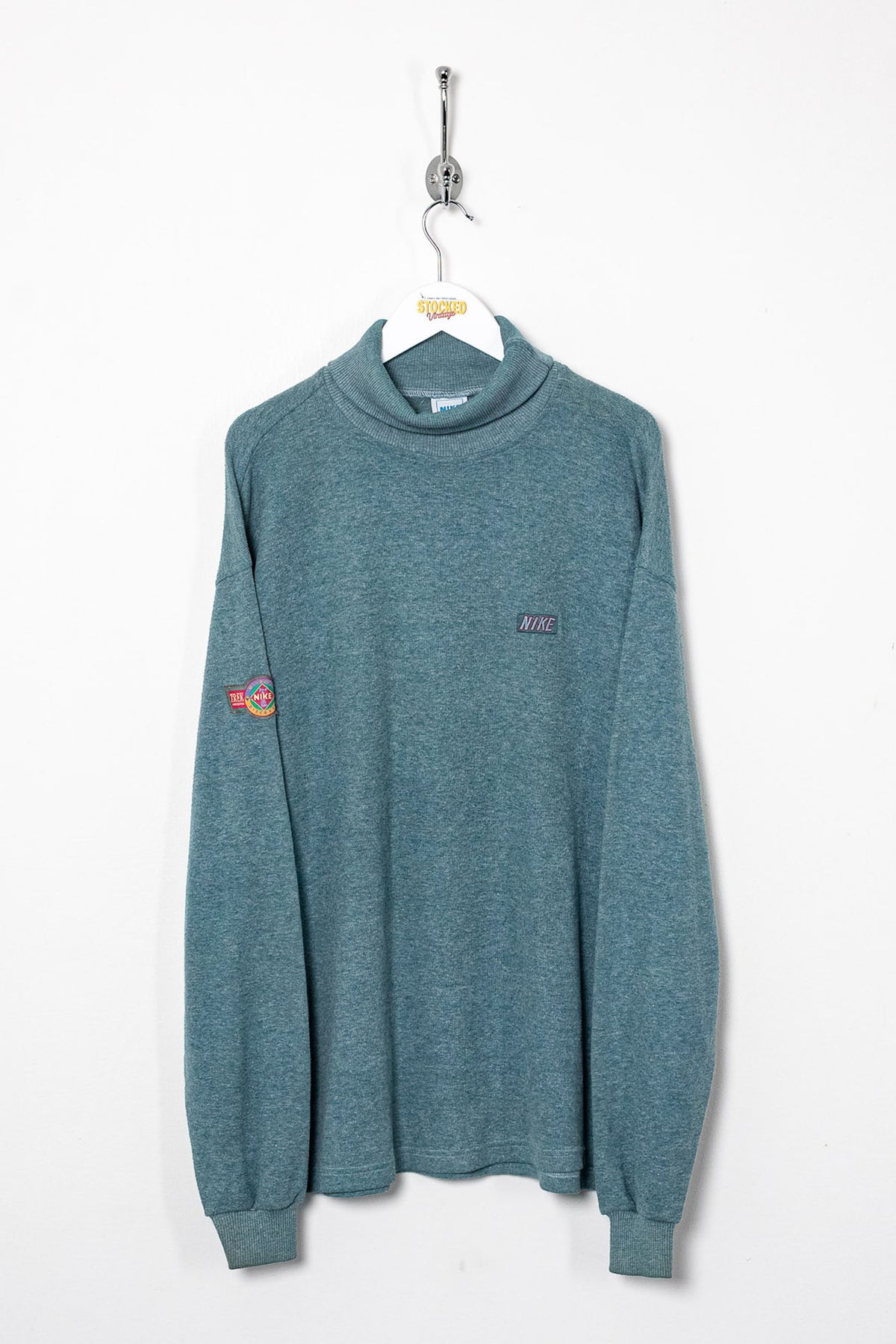90s Nike Turtle Neck Jumper (L)
