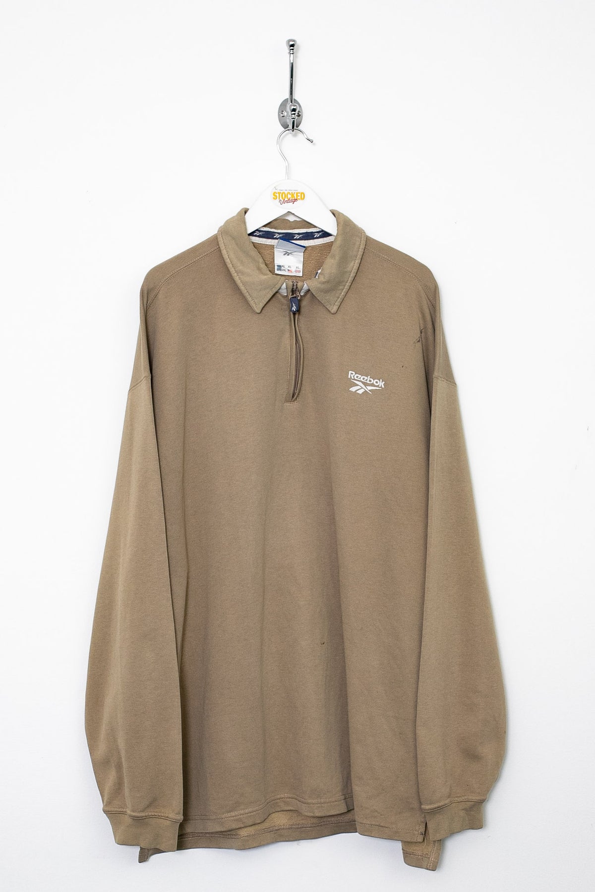00s Reebok 1/4 Zip Sweatshirt (XL)