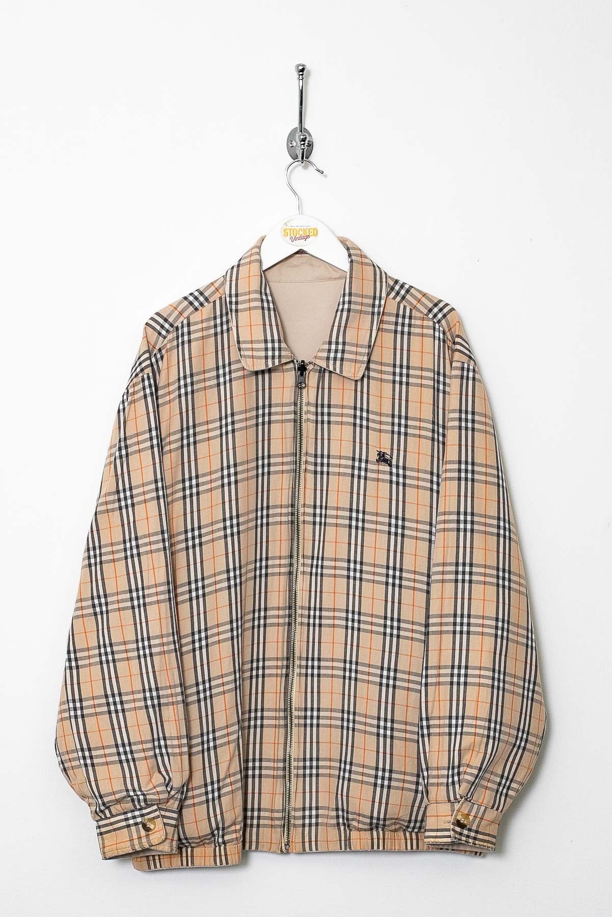 90s Burberry Nova Check Reversible Jacket (XL) – Stocked Vintage