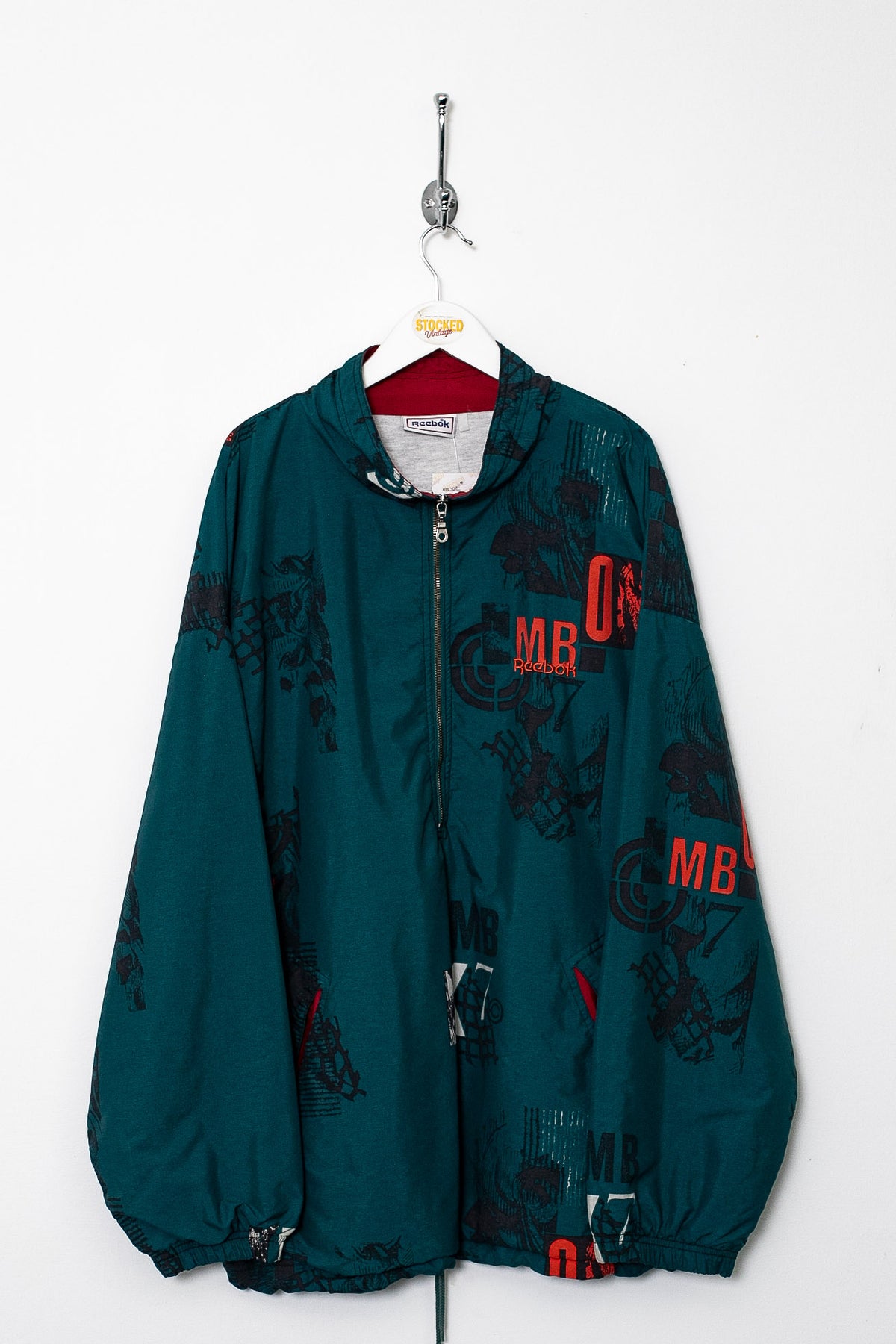 90s Reebok 1/4 Zip Jacket (XXL)