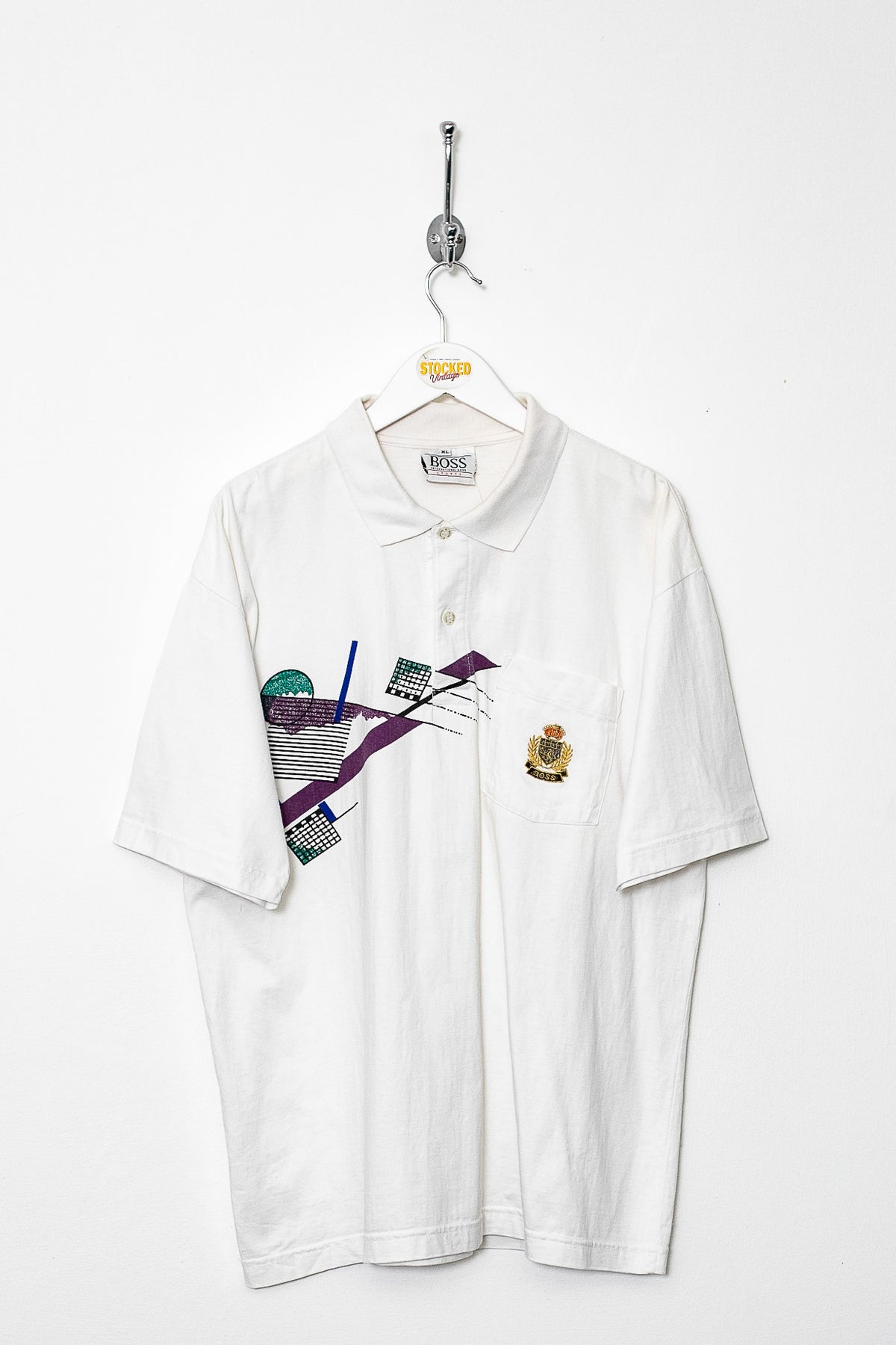 00s Hugo Boss Polo Shirt (L)
