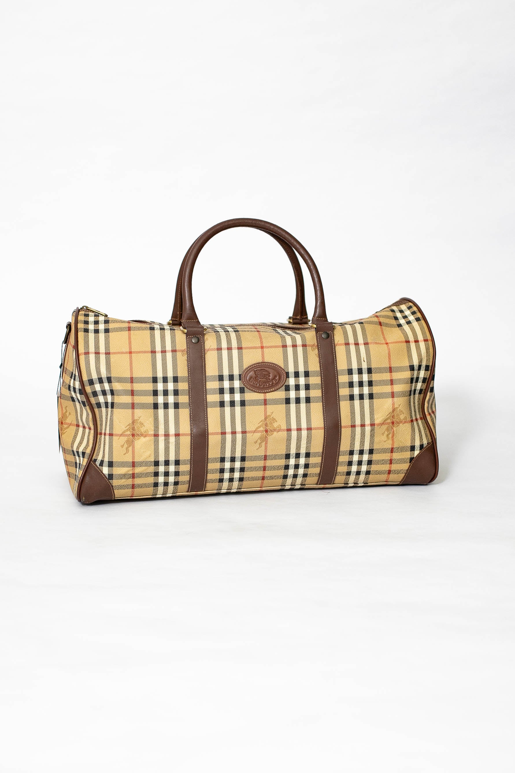 90s Burberry Nova Check Duffle Bag – Stocked Vintage