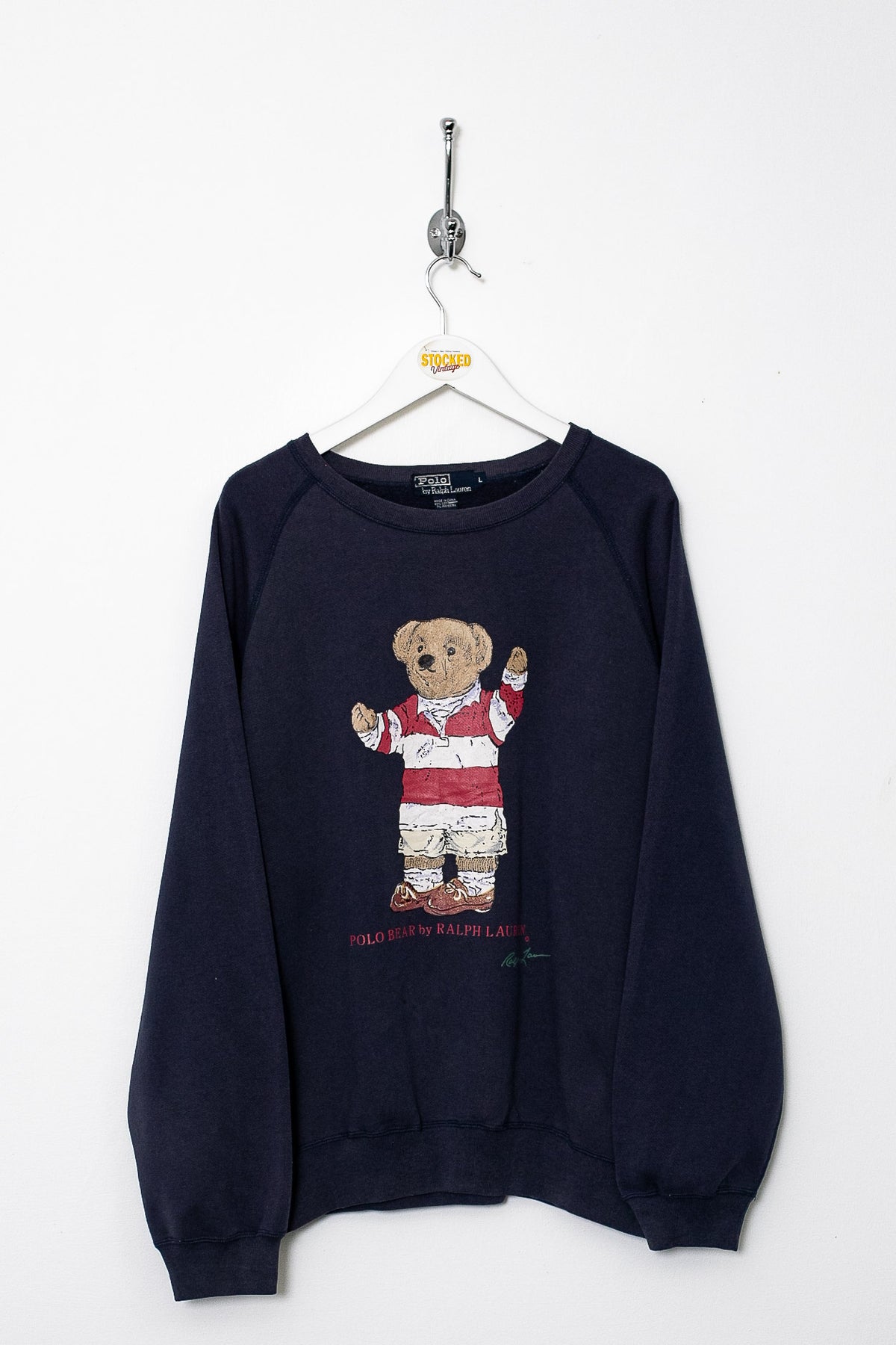 00s Ralph Lauren Polo Bear Sweatshirt (M)