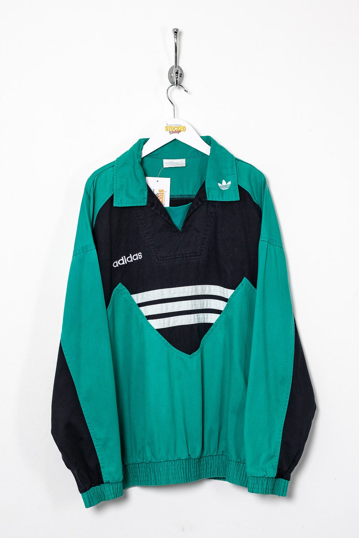 90s Adidas Drill Pullover (L)