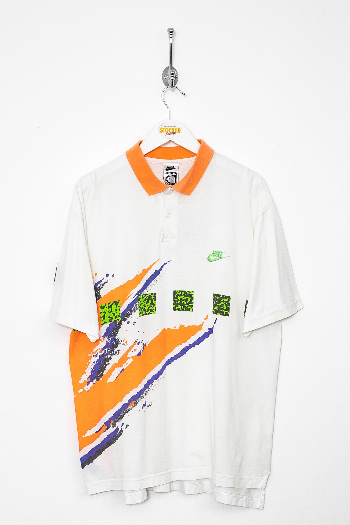 90s Nike Challenge Court Polo Shirt M Stocked Vintage