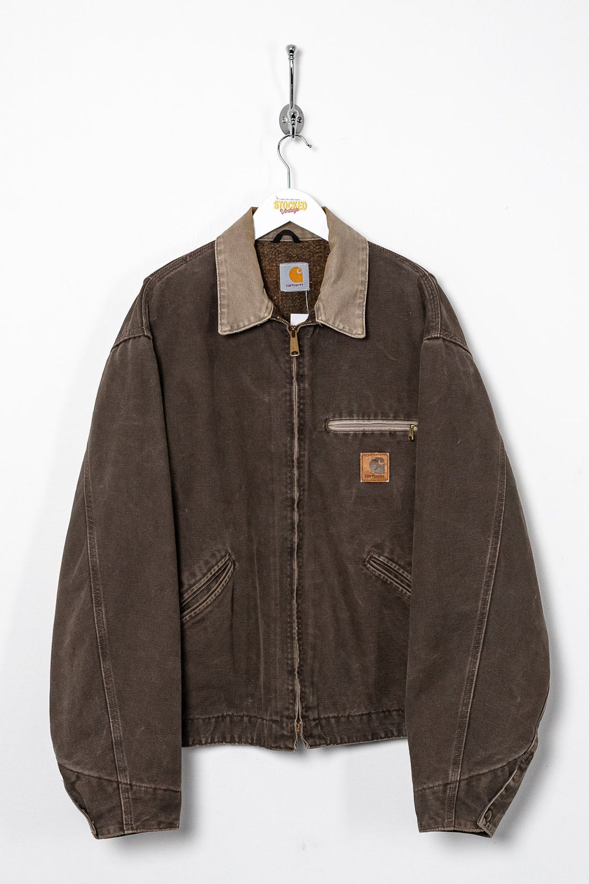 90s Carhartt Blanket Lined Detroit Jacket (L)