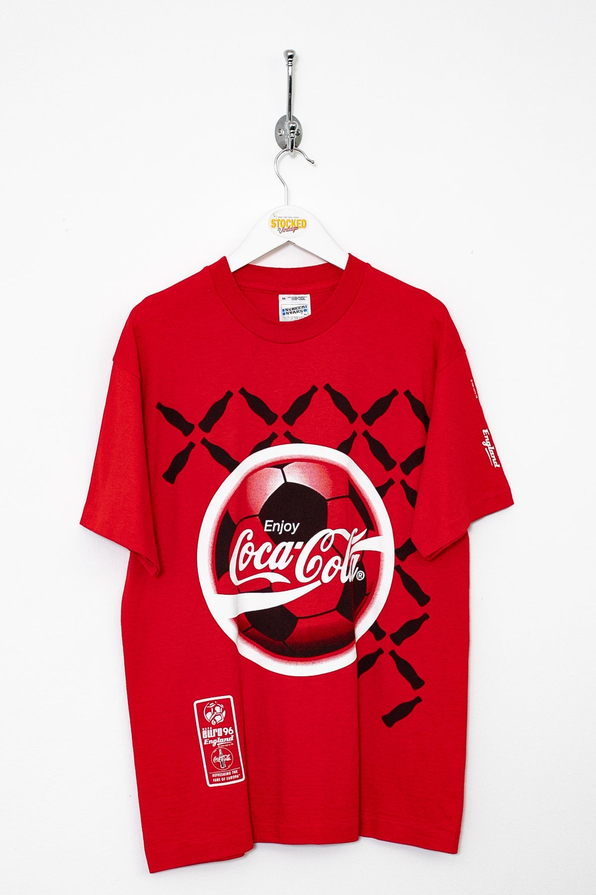 1996 Coca Cola Euros Single Stitch Tee (S)