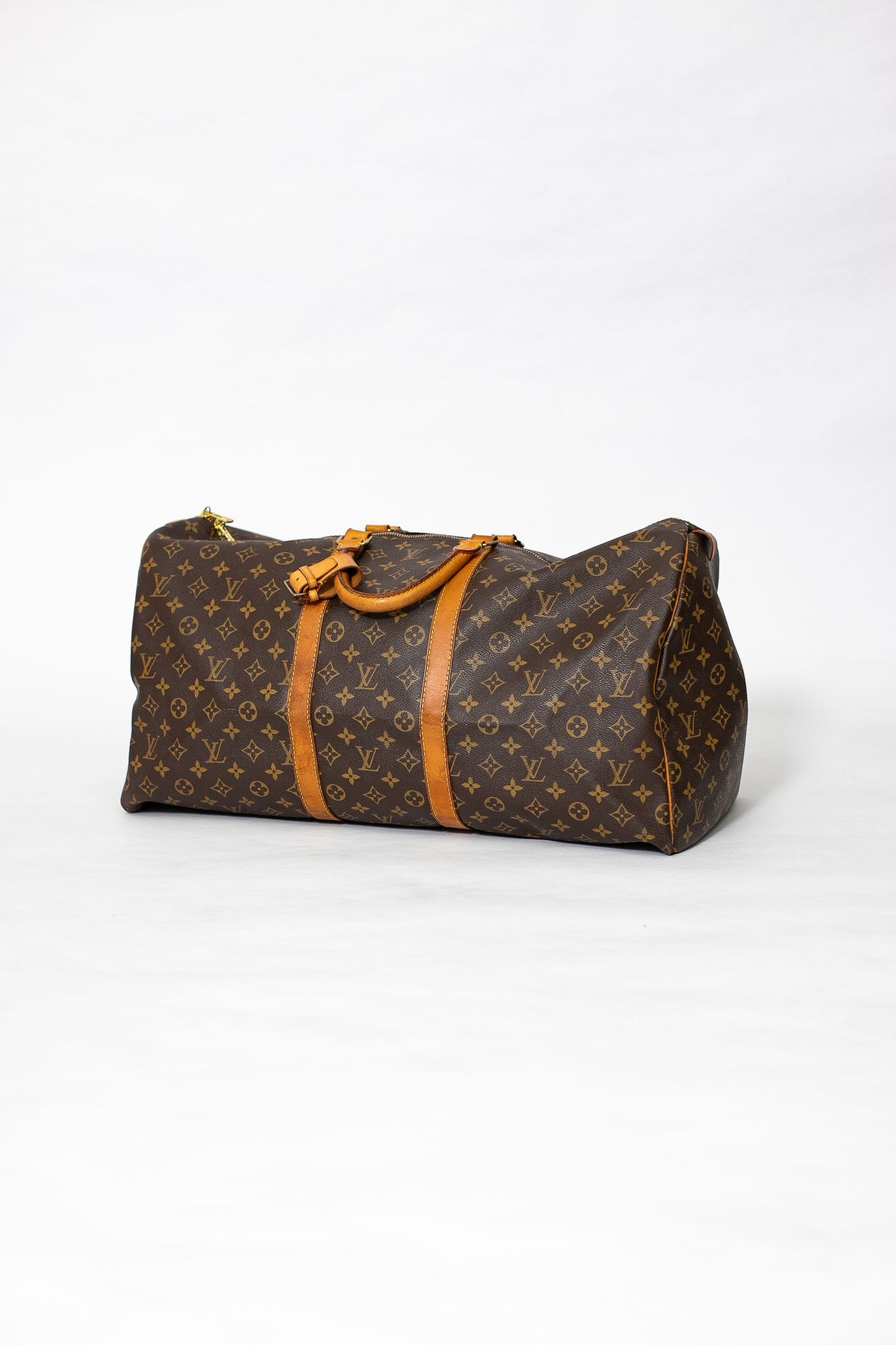 00s Louis Vuitton Monogram Keepall Bandouliere 50 Duffle Bag