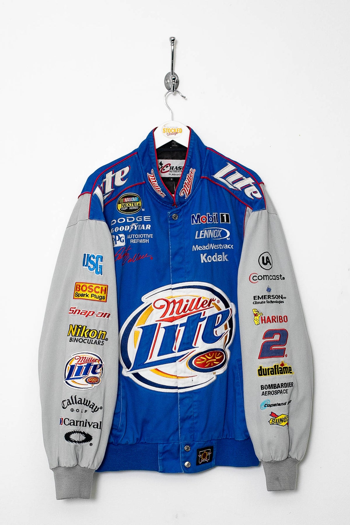 00s Miller Lite Nascar Racing Jacket (L)