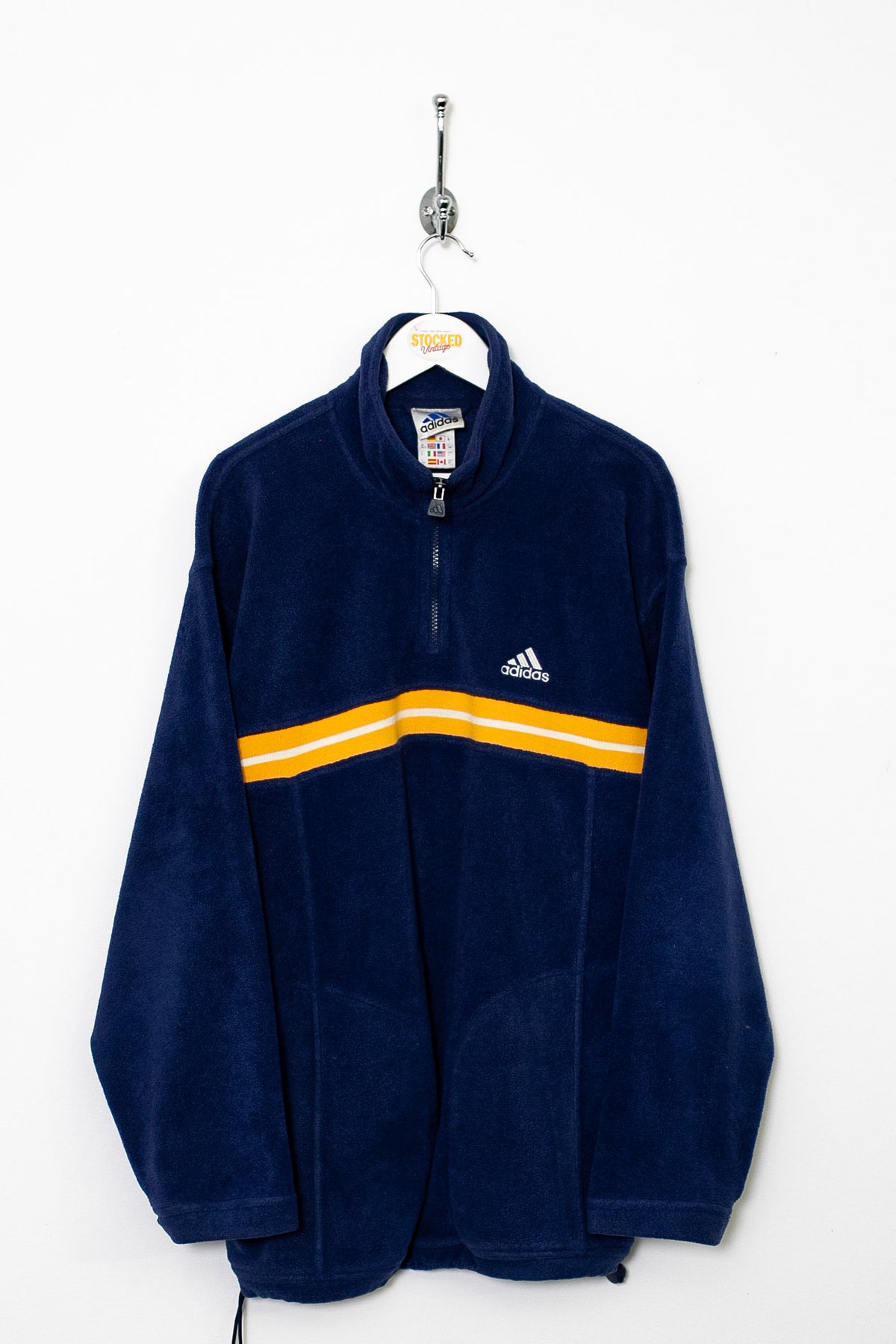 00s Adidas 1/4 Zip Fleece (M)