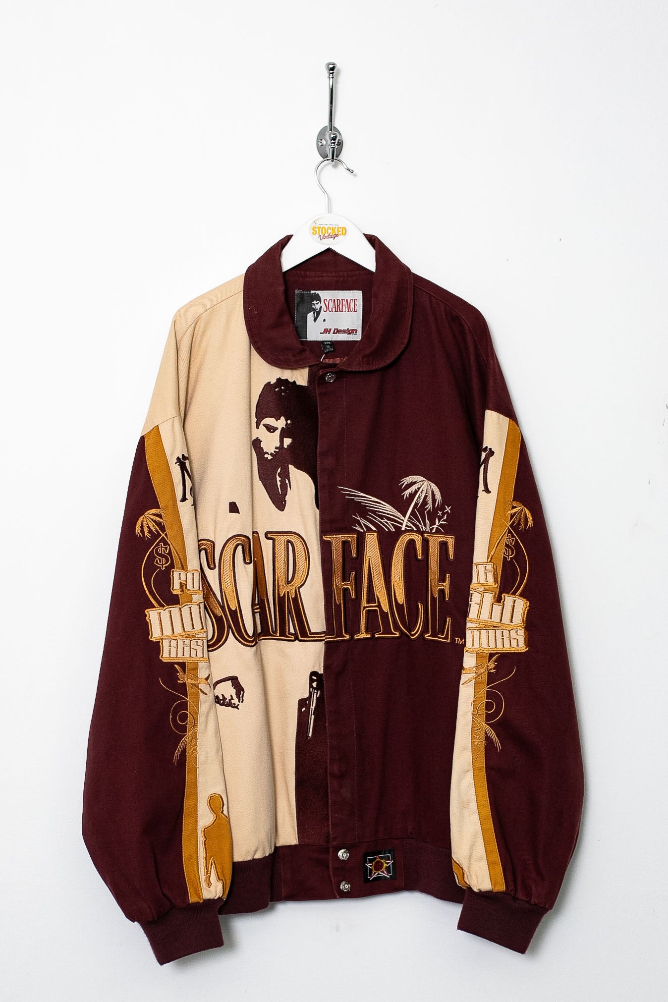 Rare 90s Jeff Hamilton Scarface Jacket (XXL) – Stocked Vintage
