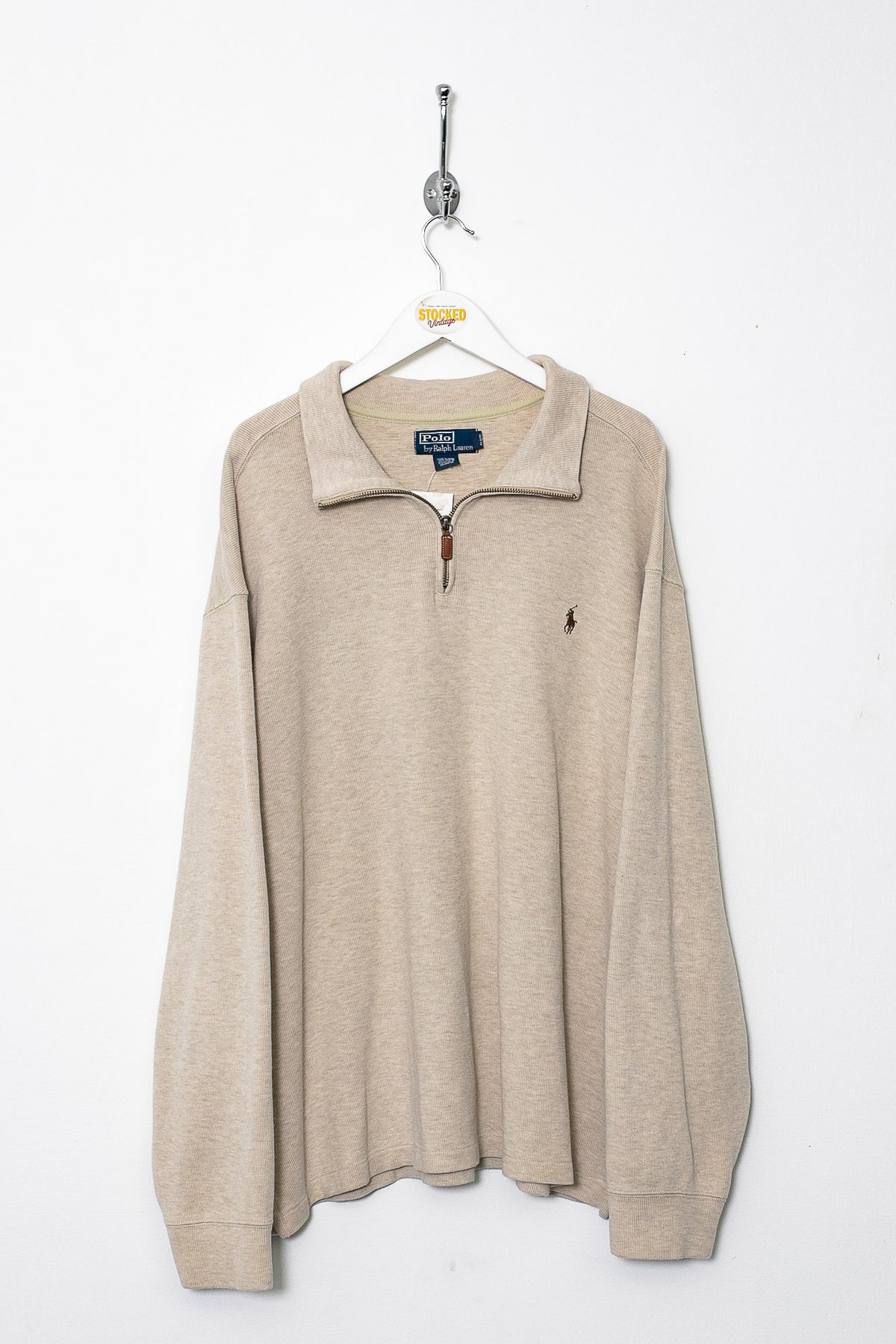 00s Ralph Lauren 1/4 Zip Sweatshirt (XXL)