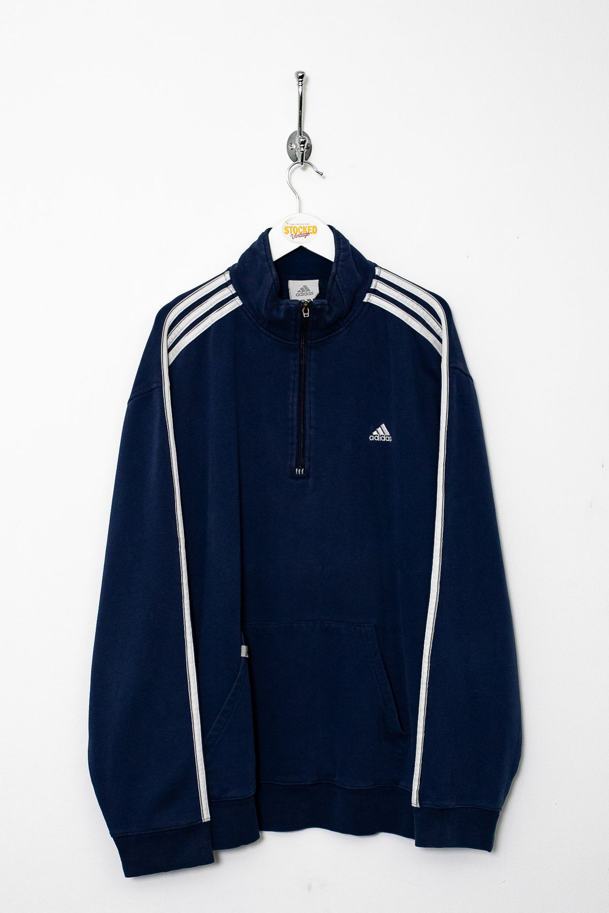 00s Adidas 1/4 Zip Sweatshirt (XL)