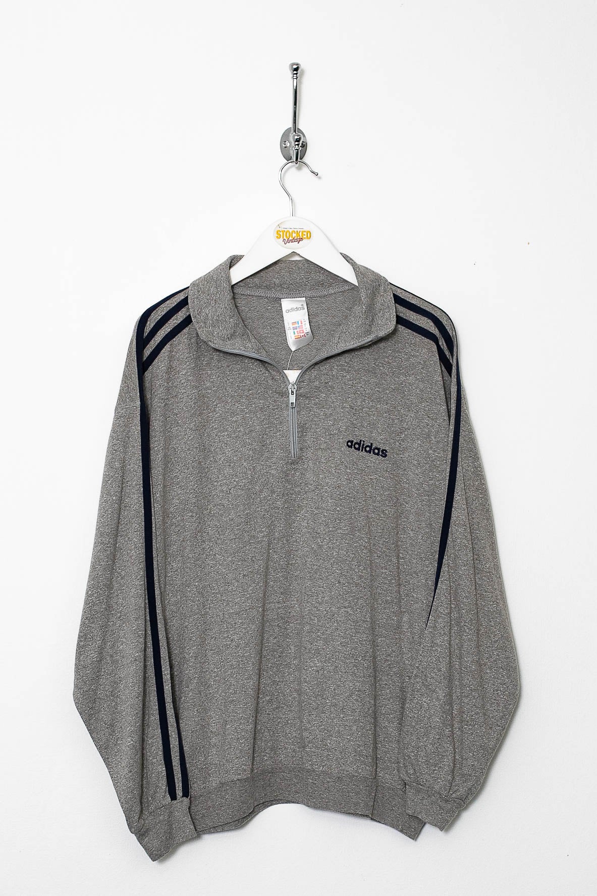 00s Adidas 1/4 Zip Lightweight Sweatshirt (M)