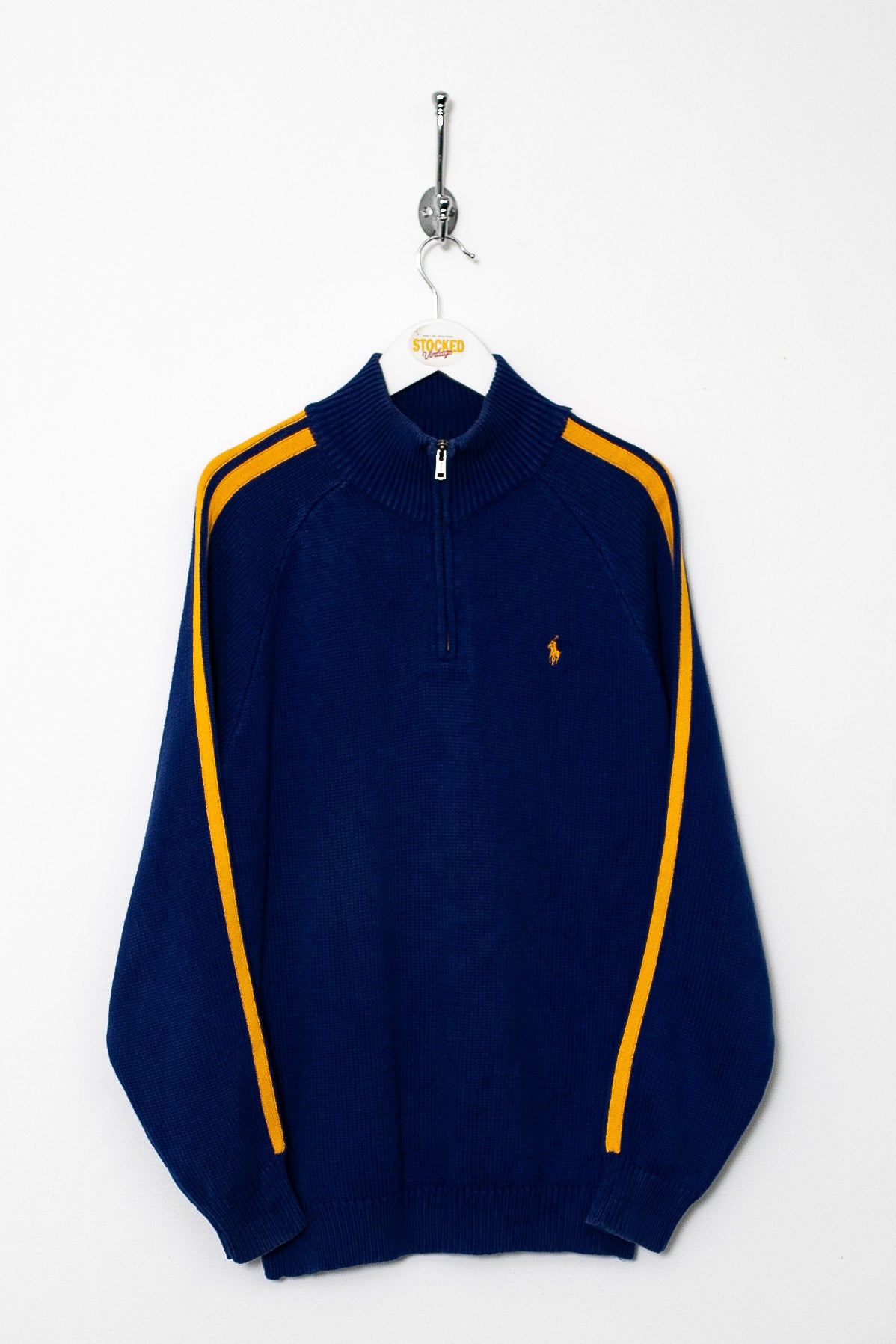 Womens 00s Ralph Lauren 1/4 Zip Knit Jumper (L)