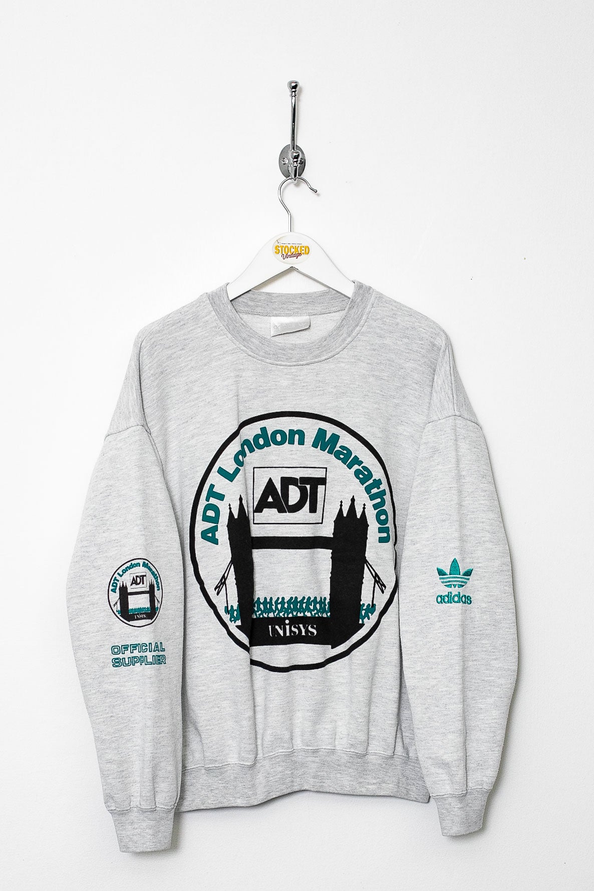Rare 90s Adidas London Marathon Sweatshirt (S)