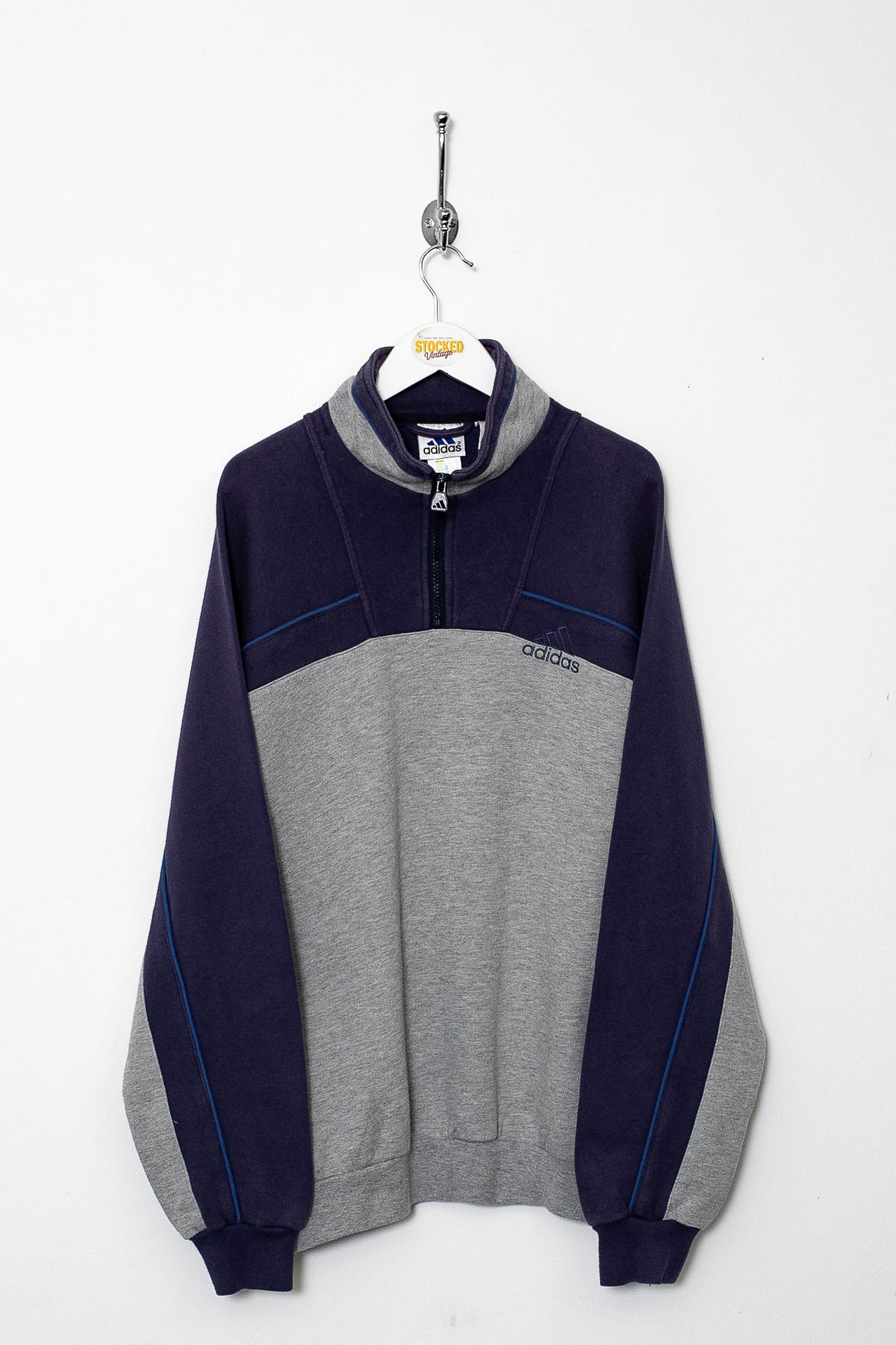 00s Adidas 1/4 Zip Sweatshirt (M)