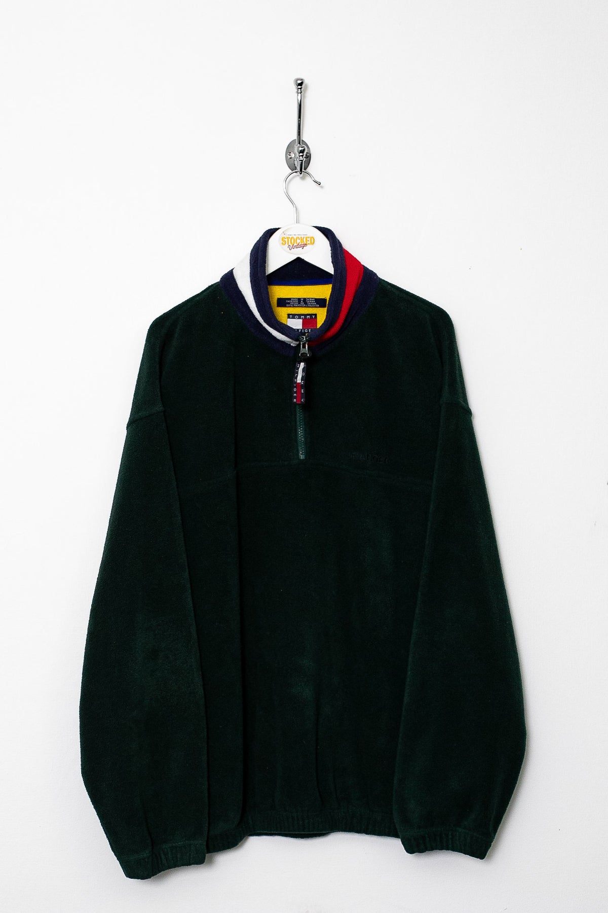 90s Tommy Hilfiger 1/4 Zip Fleece (XL)