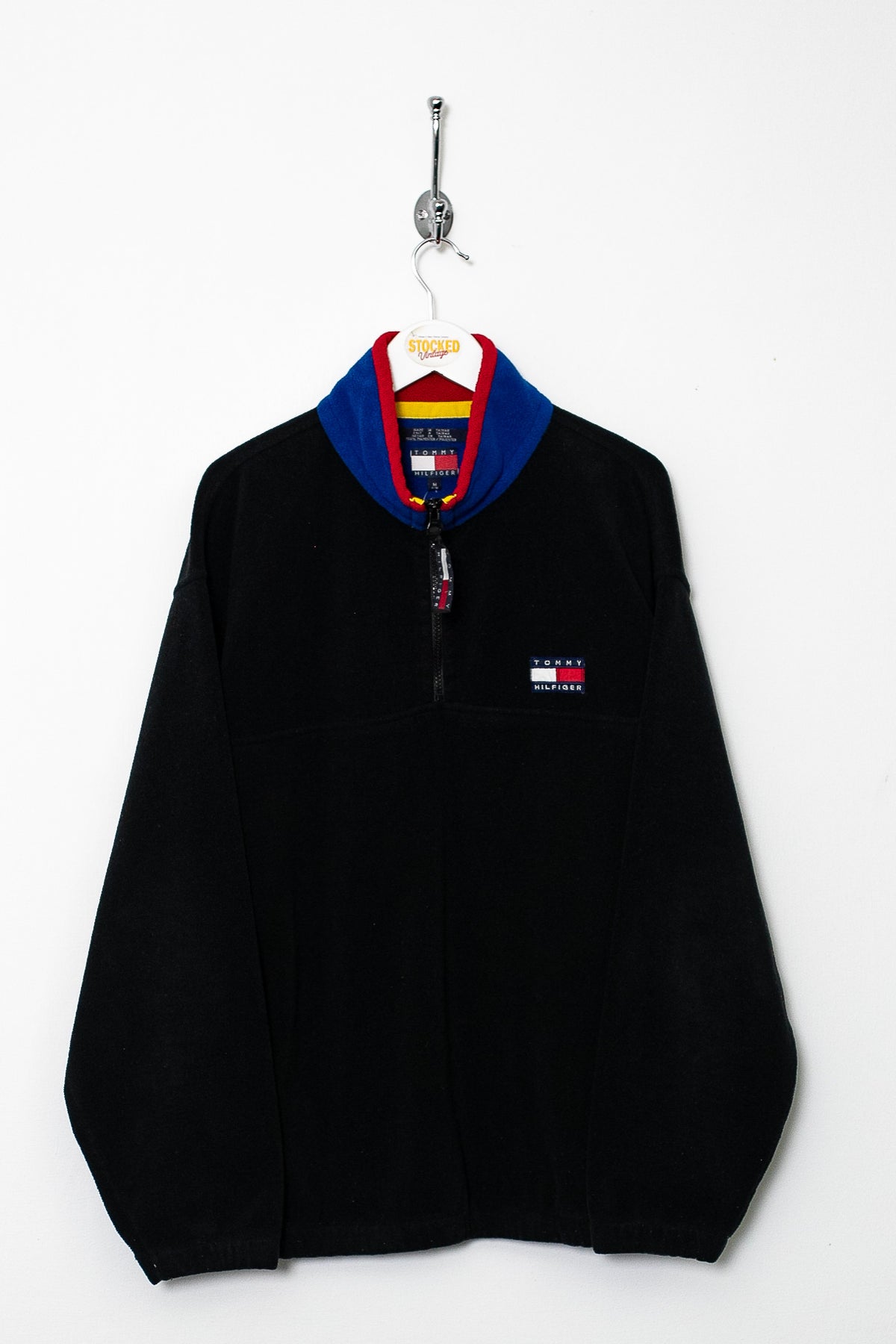 90s Tommy Hilfiger 1/4 Zip Fleece (M)