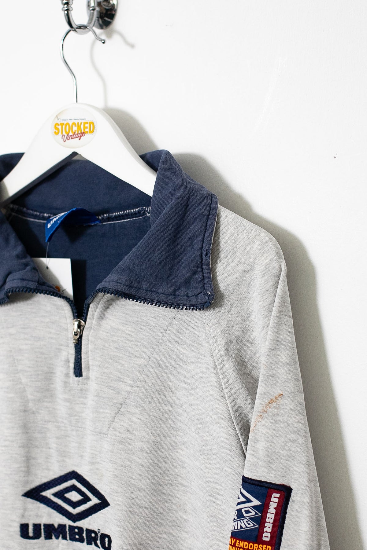 90s Umbro 1/4 Zip Sweatshirt (XL)