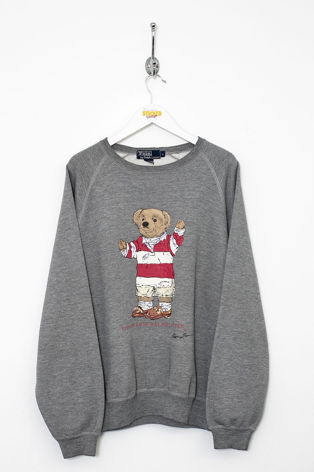 90s Ralph Lauren Polo Bear Sweatshirt (M)