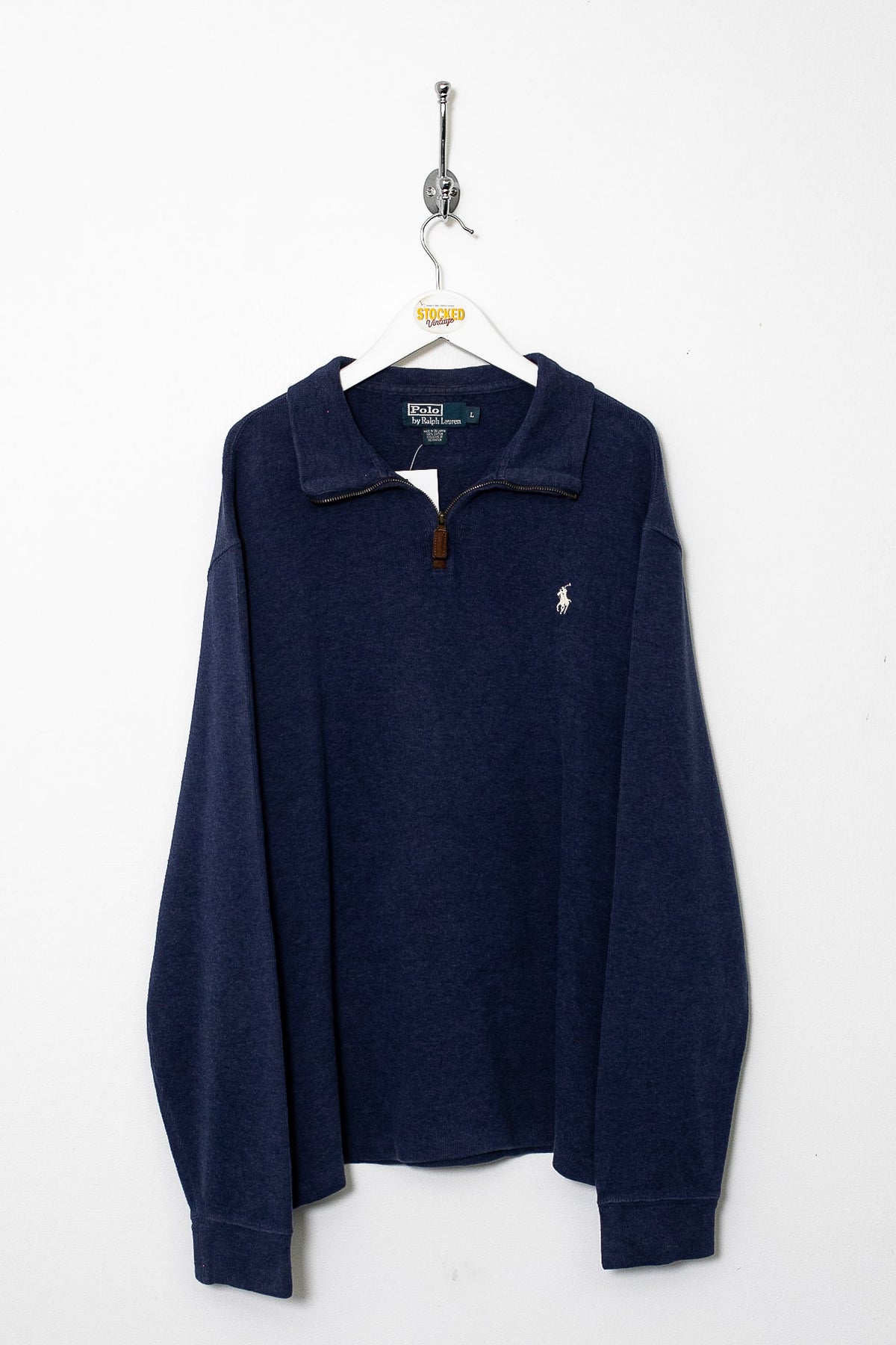 00s Ralph Lauren 1/4 Zip Sweatshirt (L)